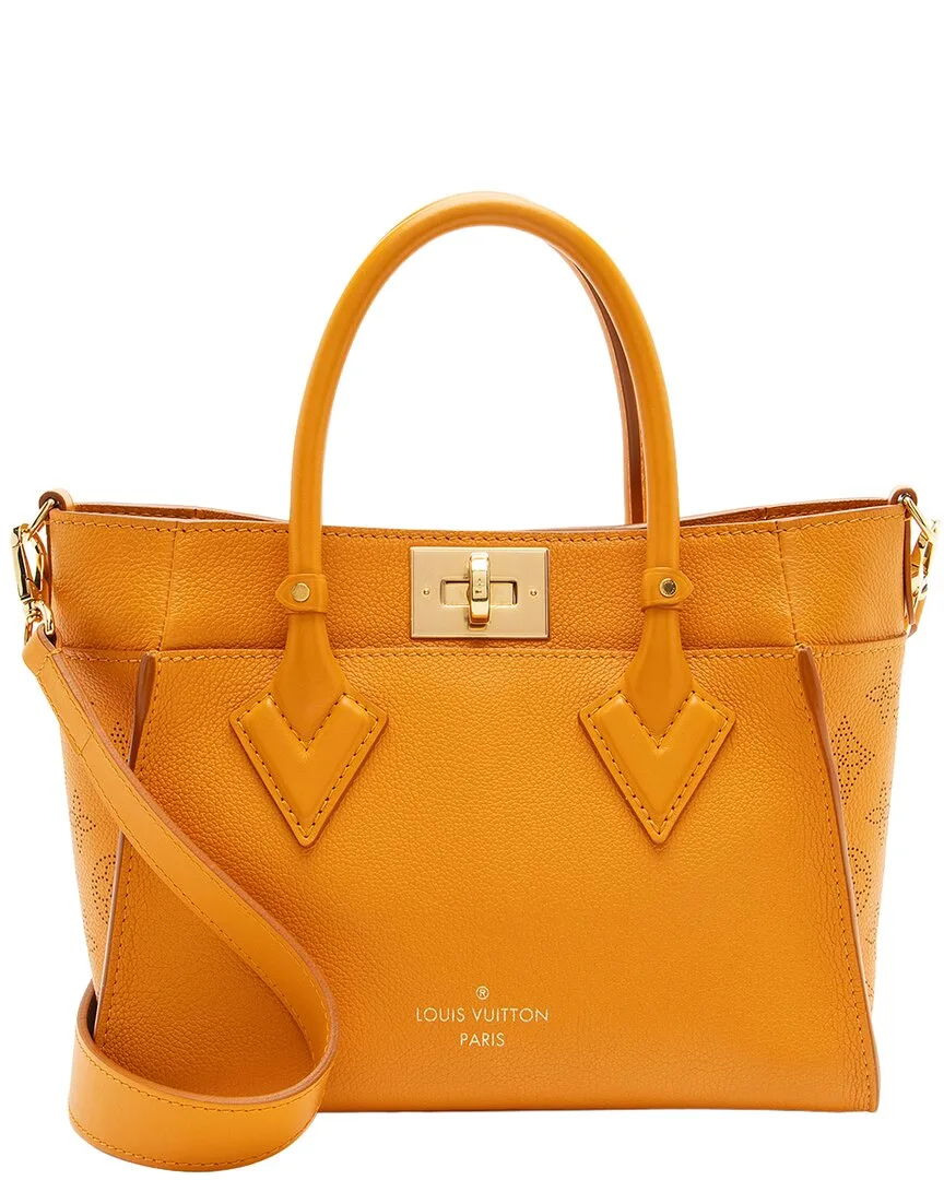 Orange Calfskin on My Side Pm (authentic Pre-Loved) by Louis Vuitton