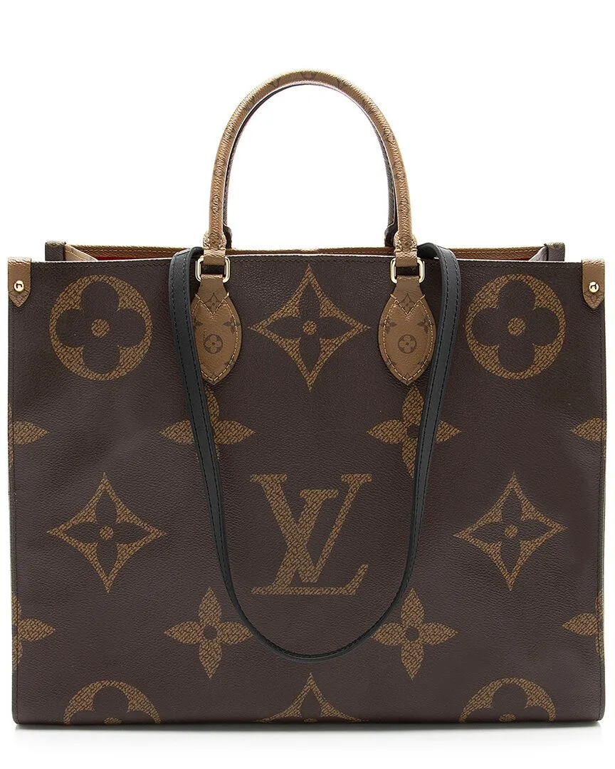 Brown Giant Monogram Canvas Onthego Gm (authentic Pre-Loved) by Louis Vuitton