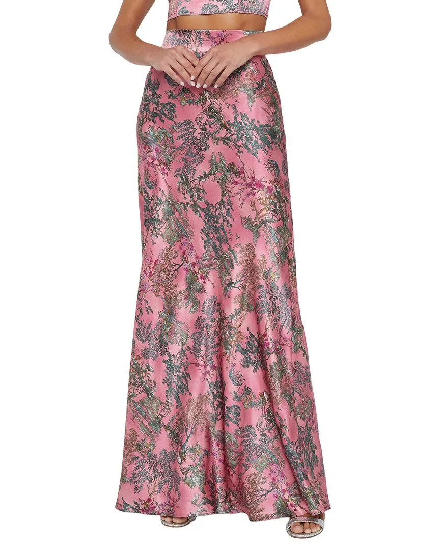 Ryker Waistband Silk Bias Skirt by L'AGENCE