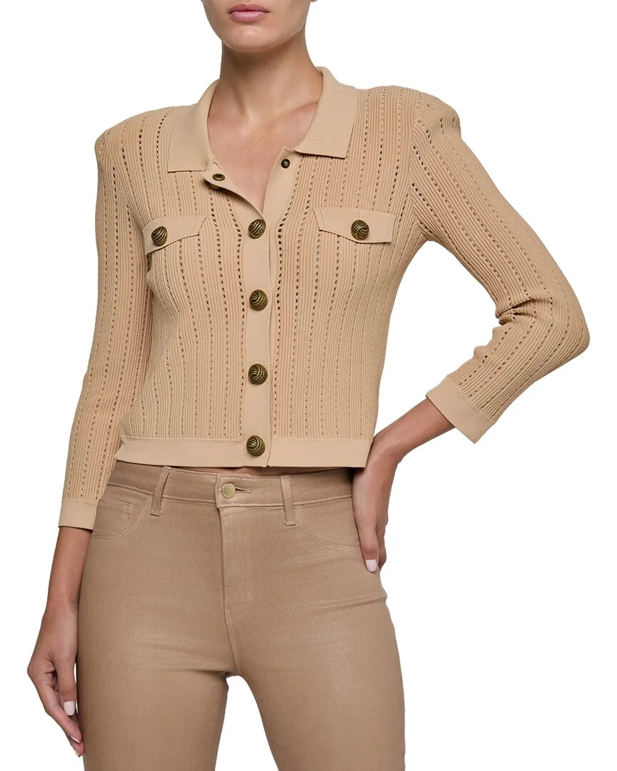 Risa Collared Cardigan by L'AGENCE