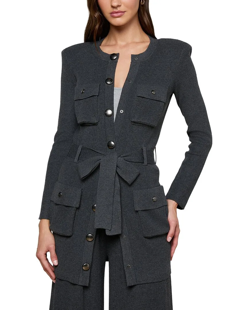Lore Cargo Pkt Cardigan by L'AGENCE