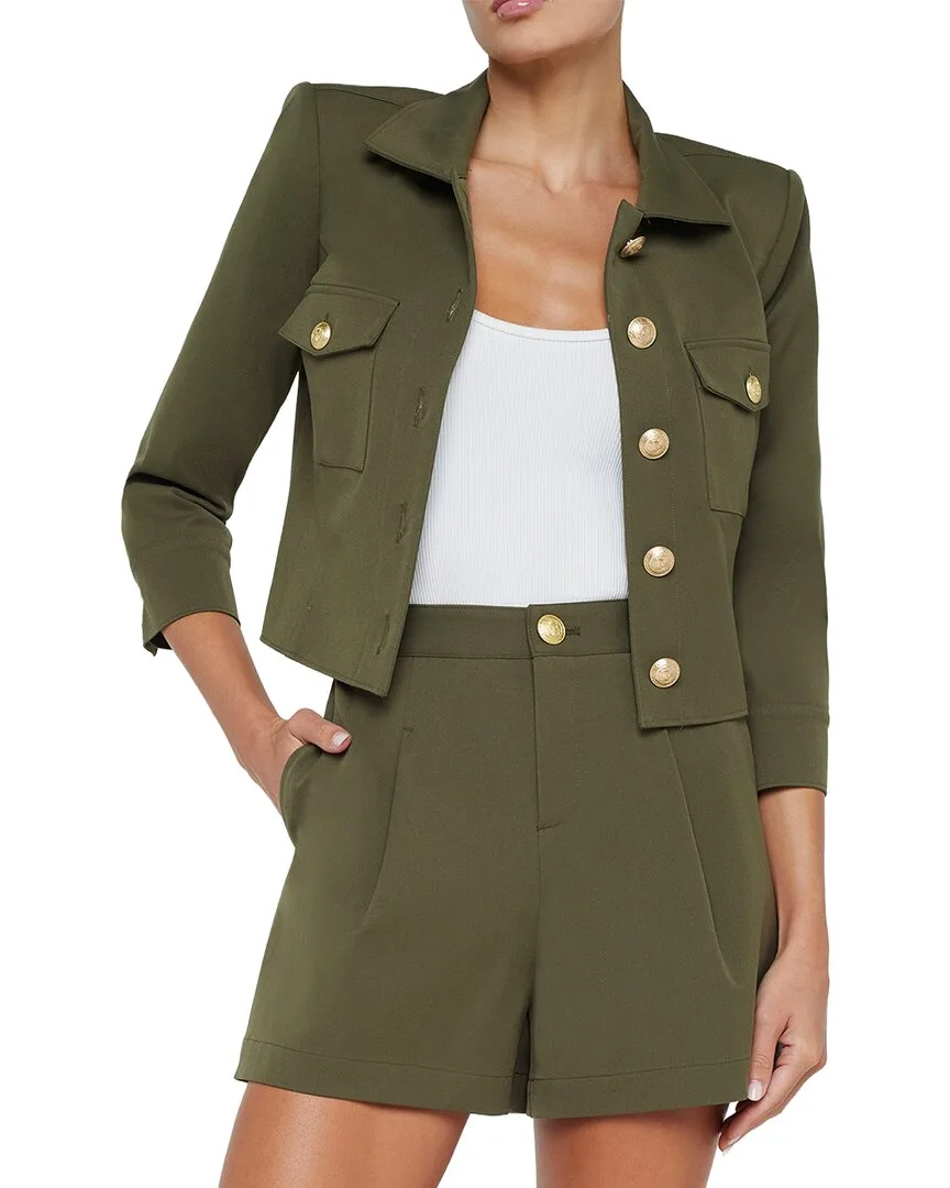 Kumi Cropped Fitted Jacket by L'AGENCE