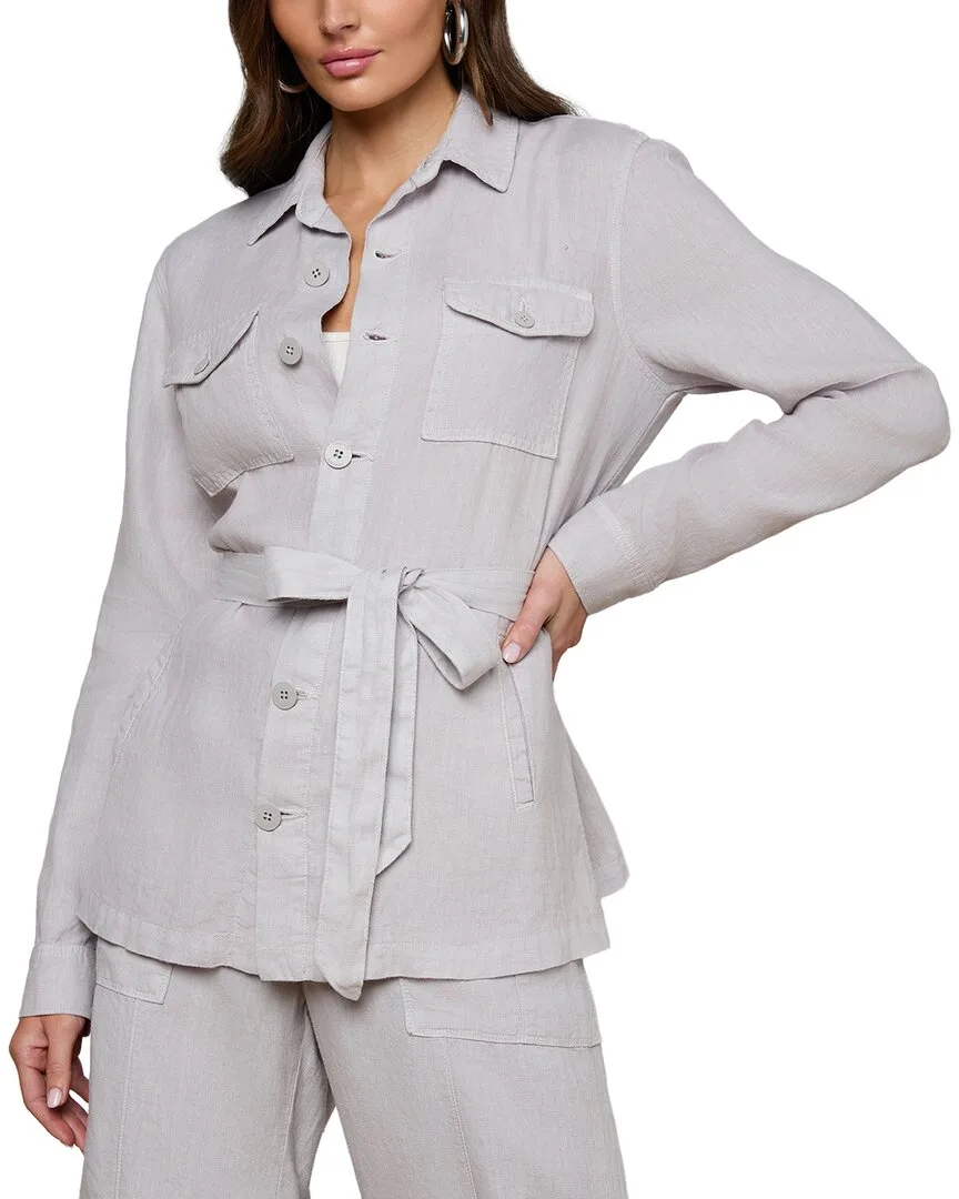 Samaya Linen Safari Jacket by L'AGENCE
