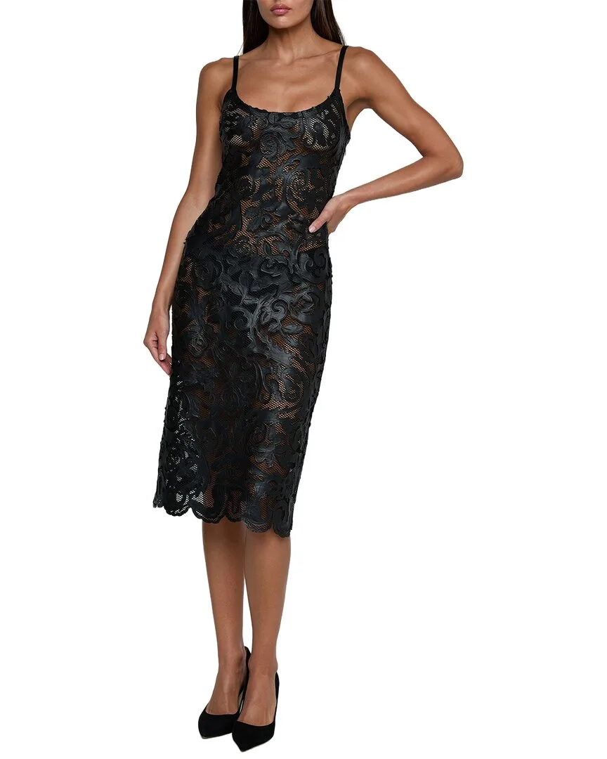 Kazuko Lasercut Midi Dress by L'AGENCE