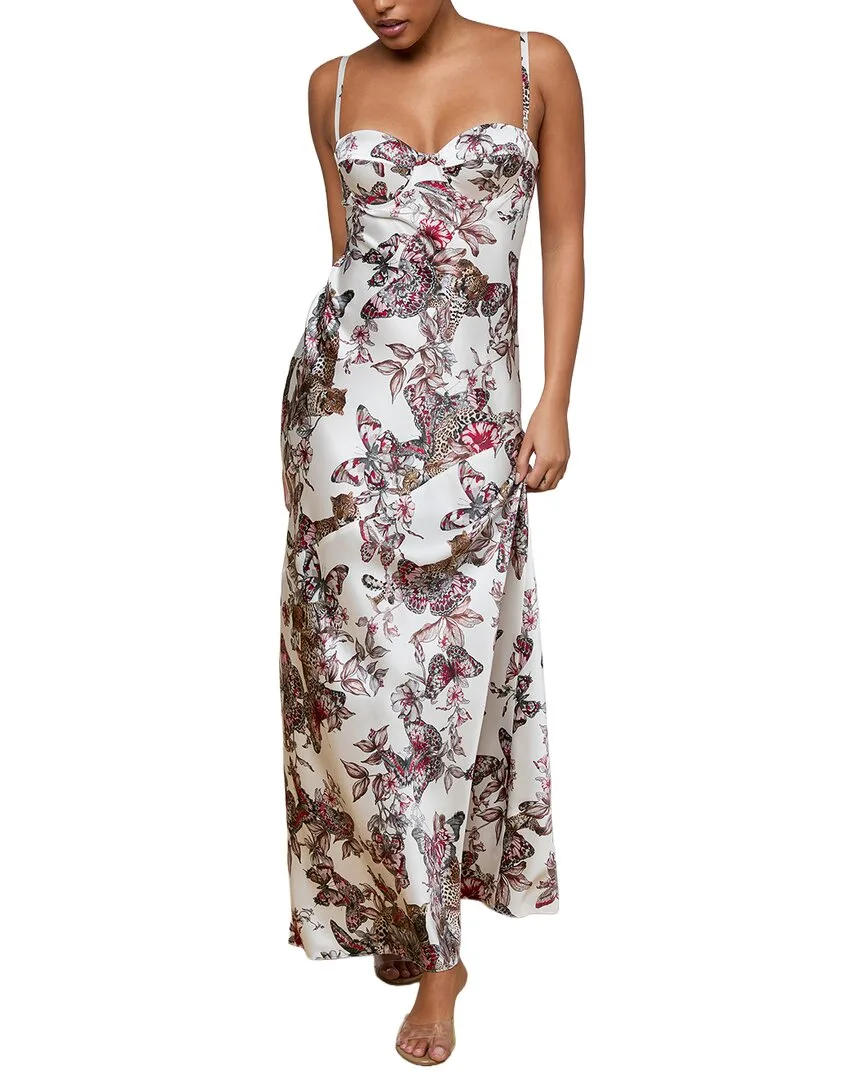Sayla Bias Cut Silk Maxi Dress by L'AGENCE