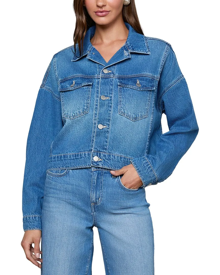 Vianney Hi-Lo Crop Jacket by L'AGENCE