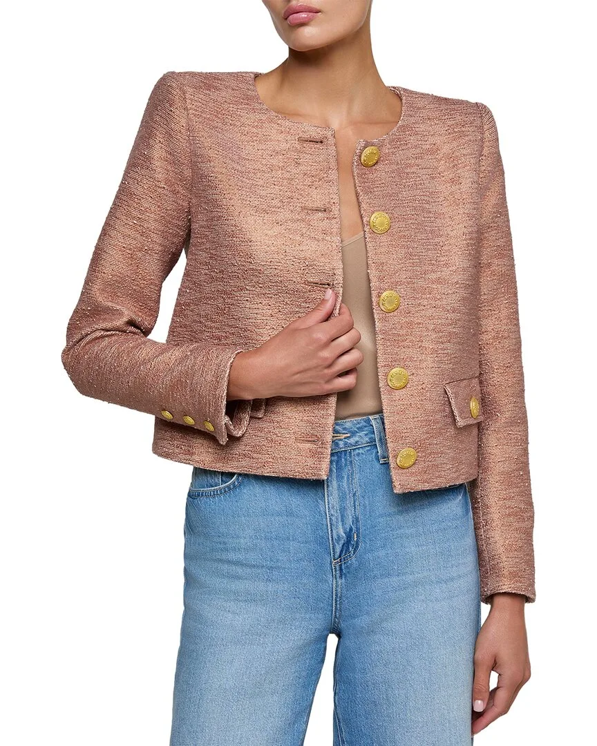 Zell Collarless Jacket by L'AGENCE