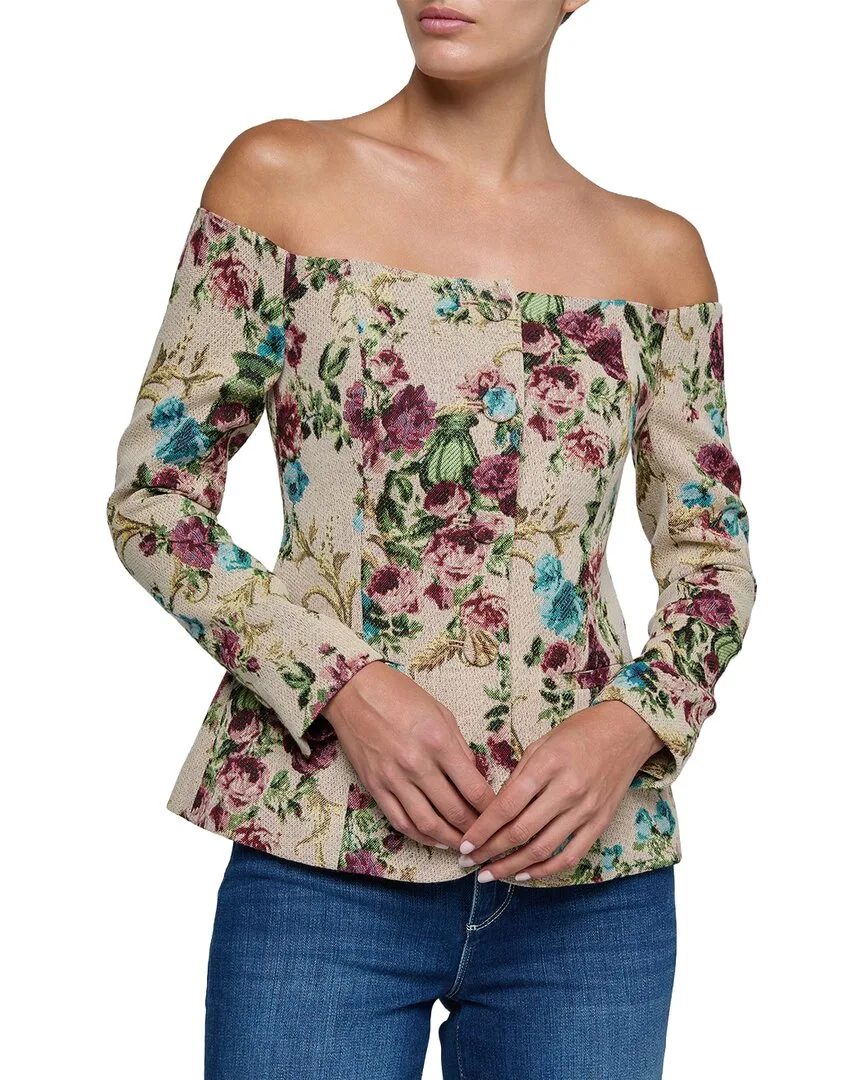Alice Off Shoulder Blazer by L'AGENCE