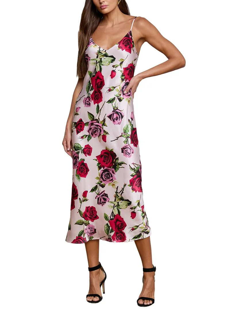 Seridie Mid Length Silk Slip Dress by L'AGENCE