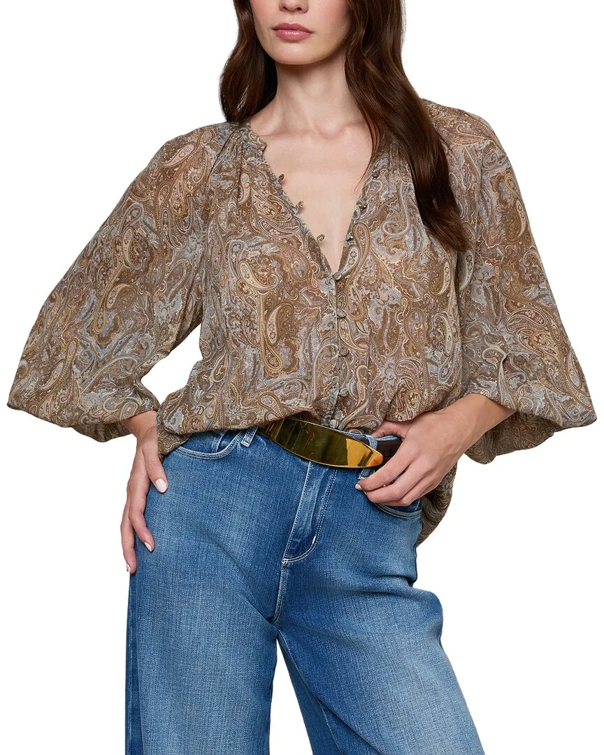 Teagan Dolman Sleeve Blouse by L'AGENCE