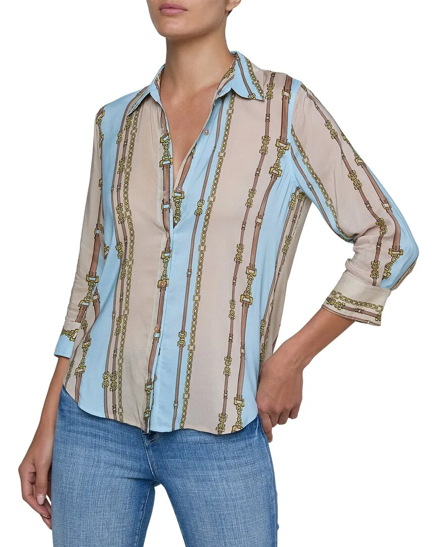 Camille 3/4 Sleeve Blouse by L'AGENCE