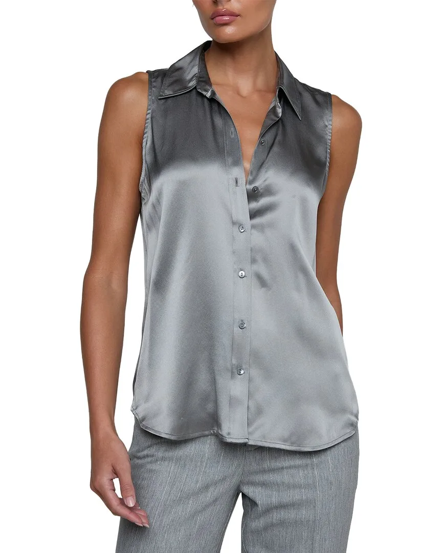 Emmy Sleeveless Silk Blouse by L'AGENCE