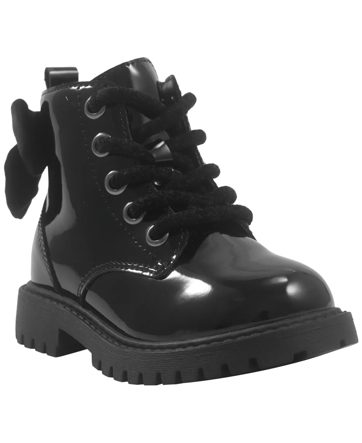 Sam Edelman Bella Milani Lace-Up Bow Detail Boots by Sam Edelman