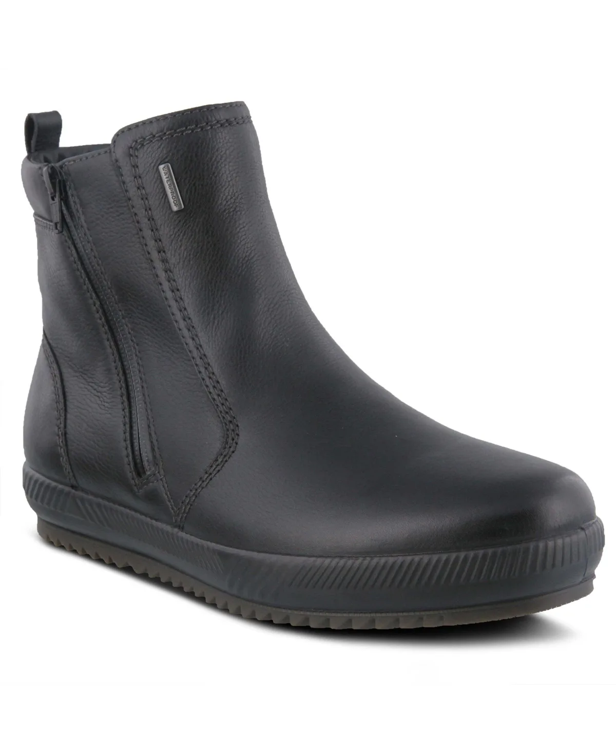 Spring Step Gusthigher Full Grain Leather Twin Side Zippers Ankle Boots by Spring Step