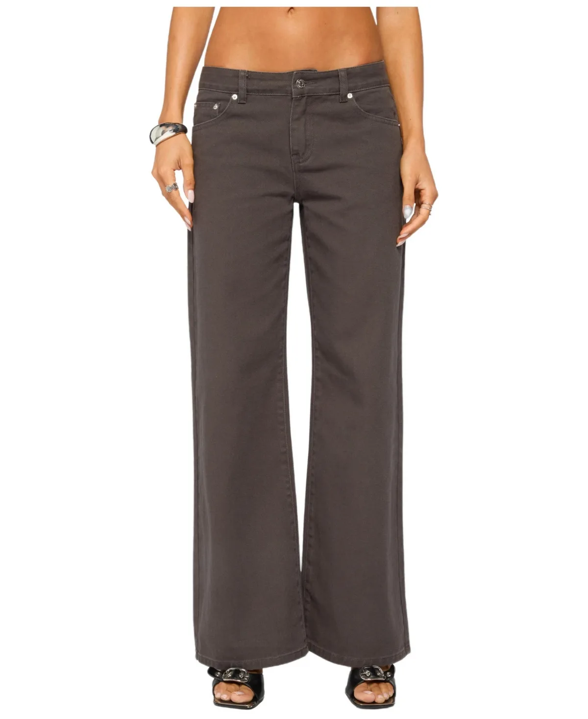 Daytime Low Rise Baggy & Relaxed Fit Denim Jeans by Edikted