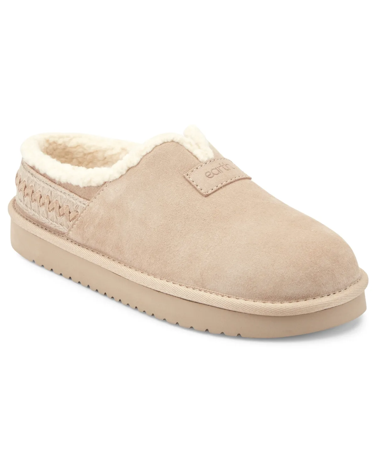 Wenly Suede Sherpa Lined Slip-On Clogs by Earth