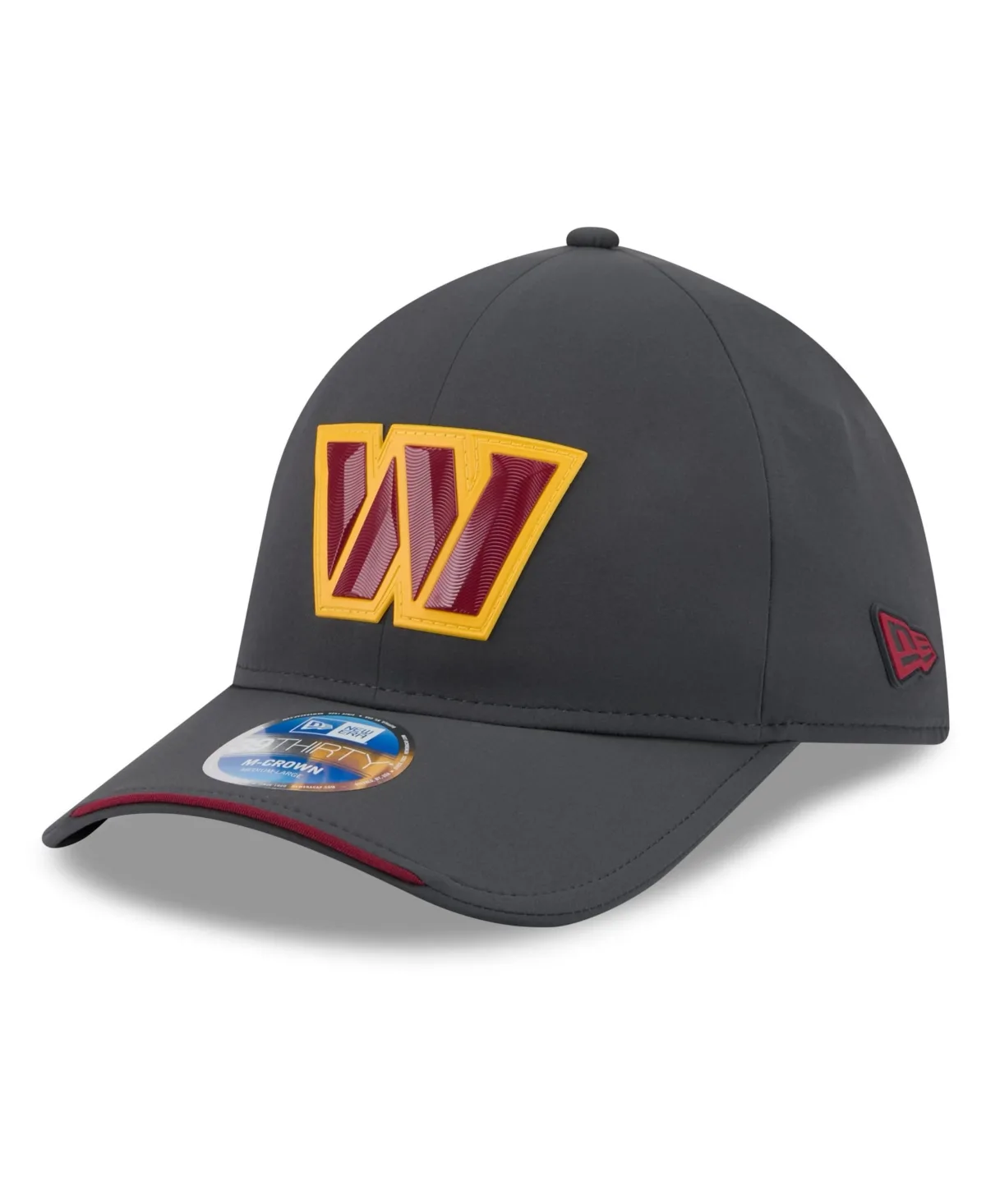 Washington Commanders 2026 Sideline Cold Weather 39THIRTY M-Crown Stretch Hat by New Era