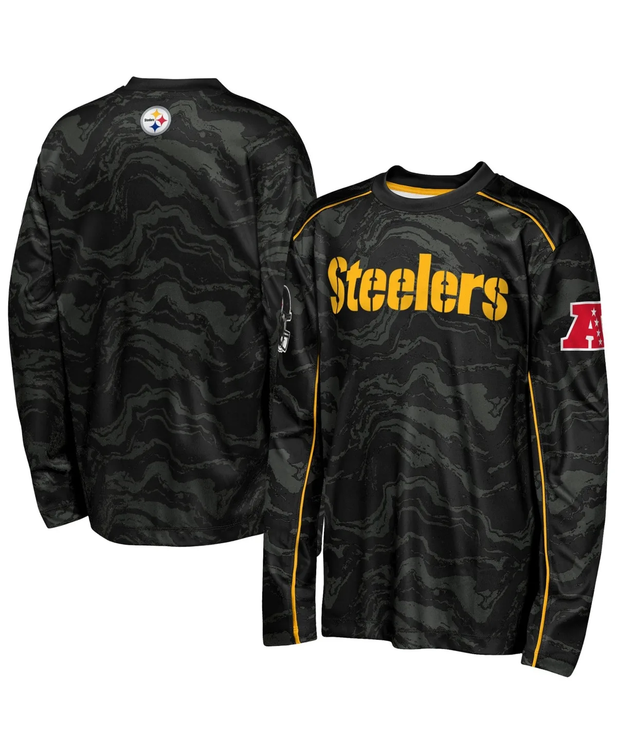 Pittsburgh Steelers Tailgate Performance Long-Sleeve T-Shirt by Outerstuff