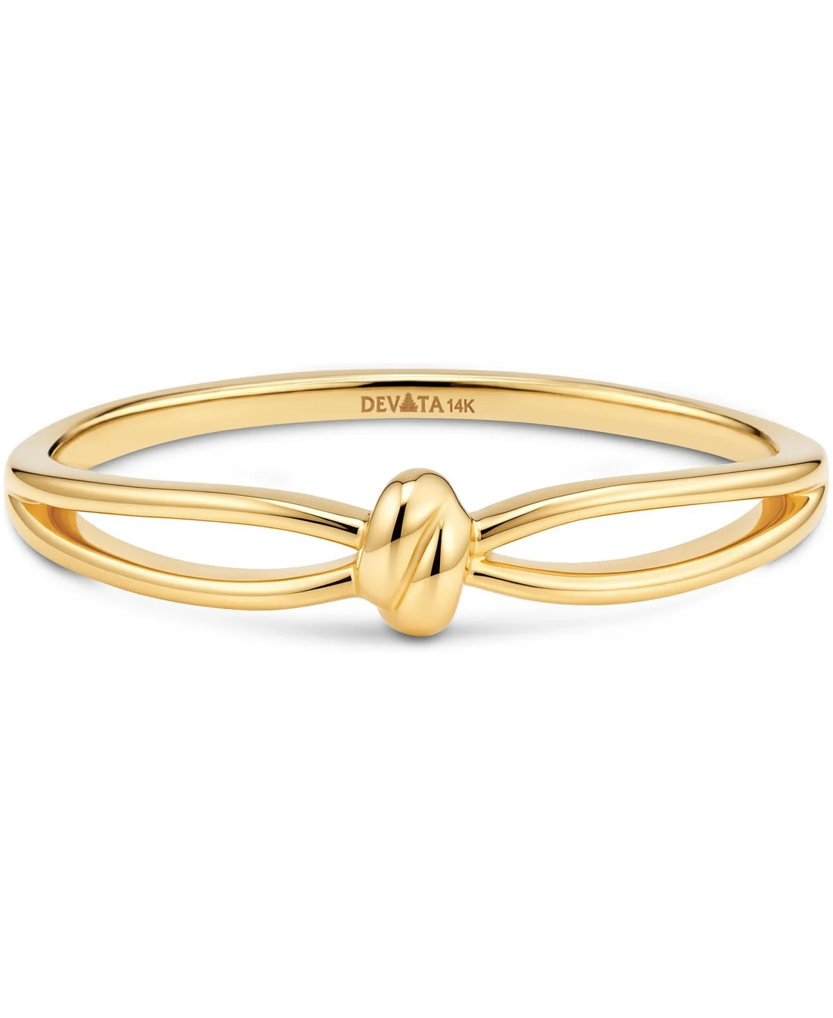 Love Knot Ring in 14K Yellow Gold by Devata