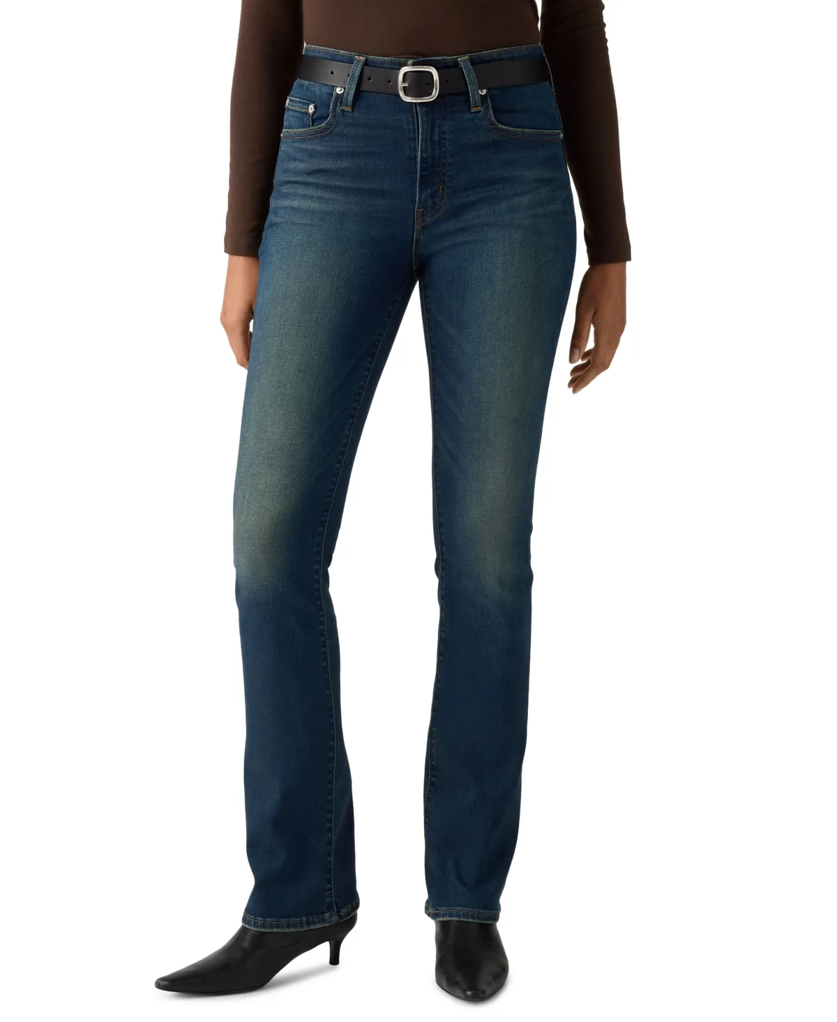 725 High Rise Bootcut Stellar Stretch Jeans by Levi's