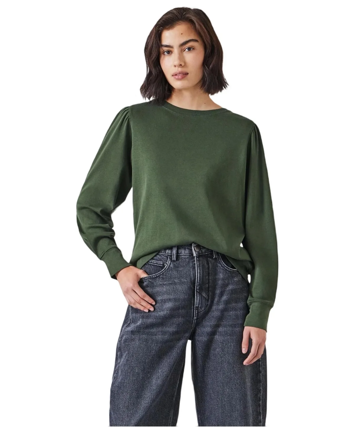 Emily Puff Sleeve Relaxed Top by Hush