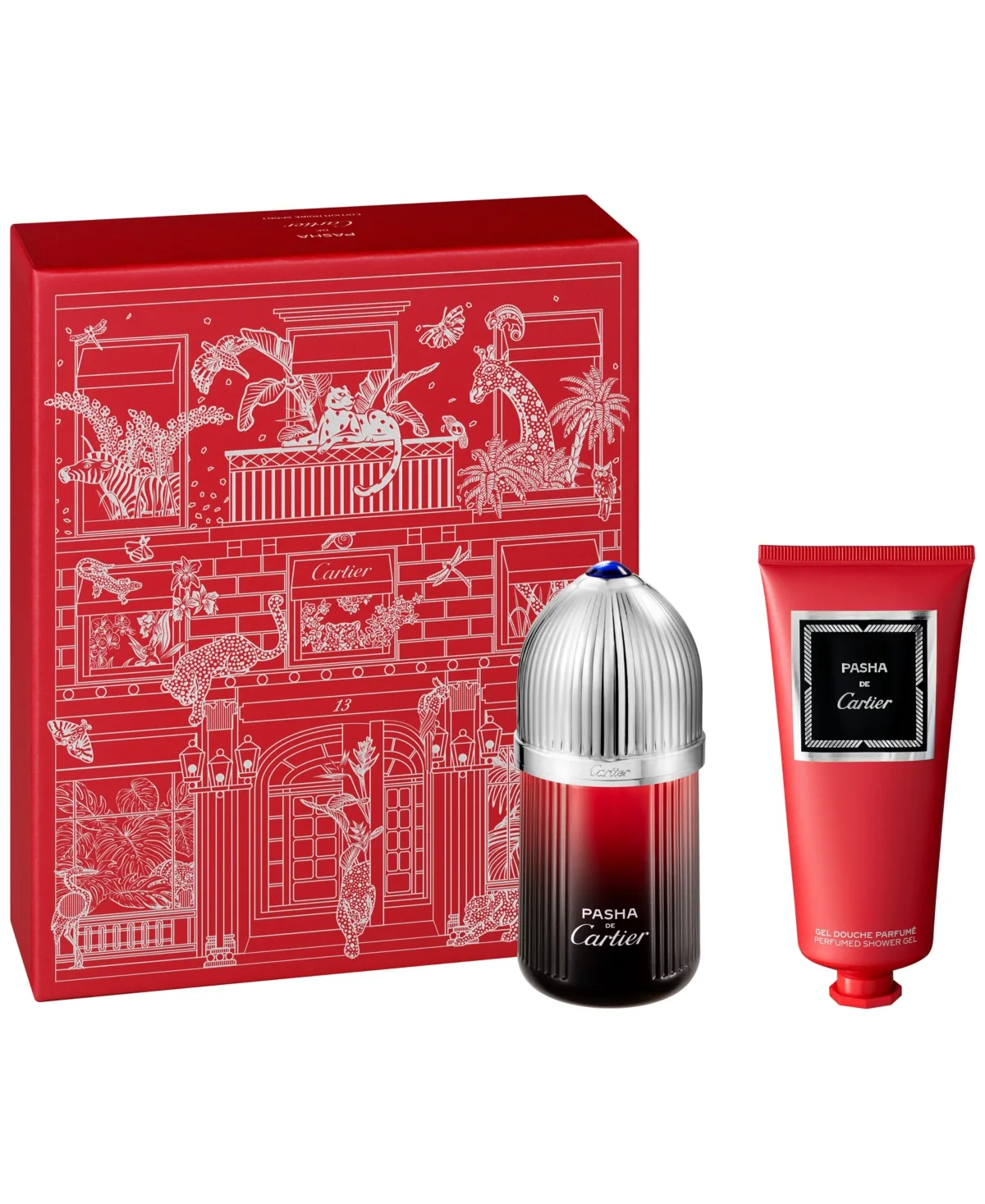 2-Piece Pasha Edition Noire Sport Eau De Toilette and Shower Gel Gift Set by Cartier's