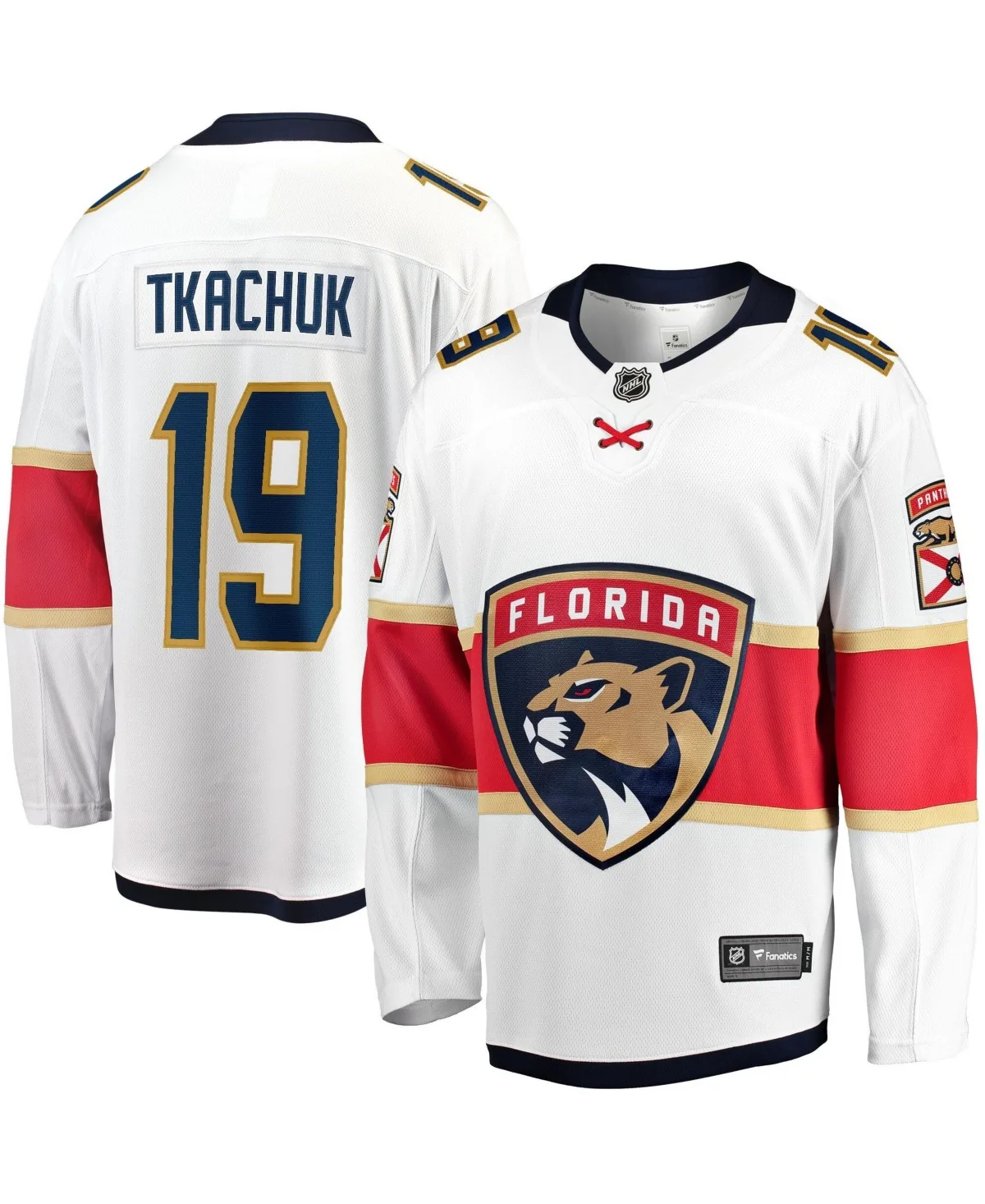 Matthew Tkachuk Florida Panthers Away Breakaway Jersey by Fanatics