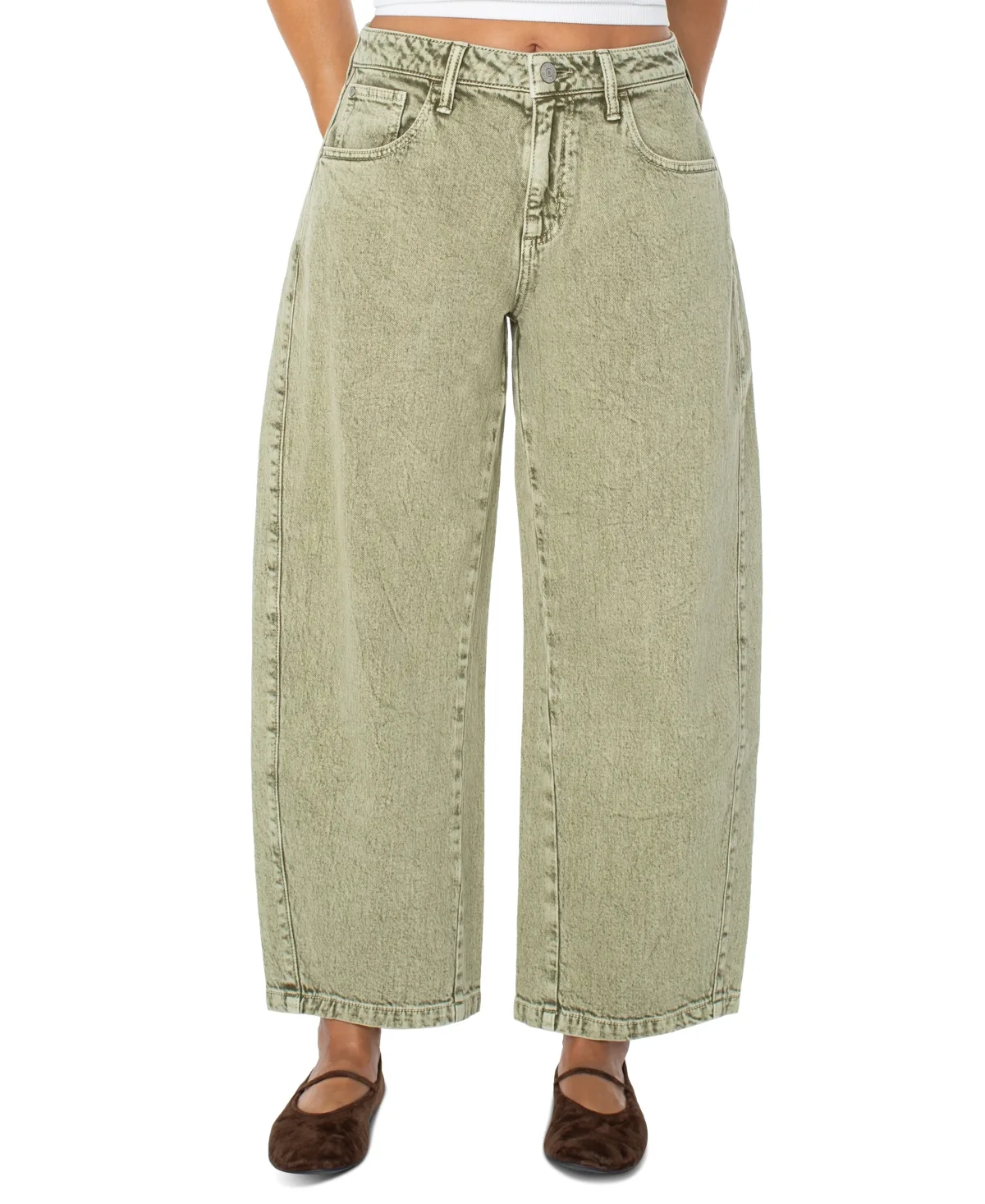 High-Rise Wide-Leg Balloon Jeans by Celebrity Pink