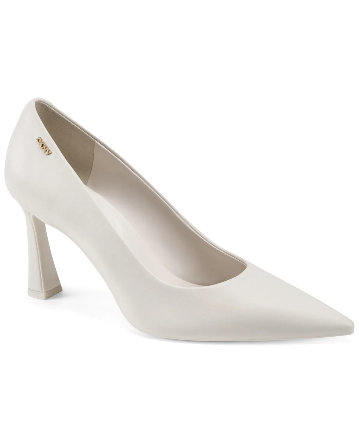 Charmaine High Heel Pointed Toe Faux Leather Pumps by DKNY