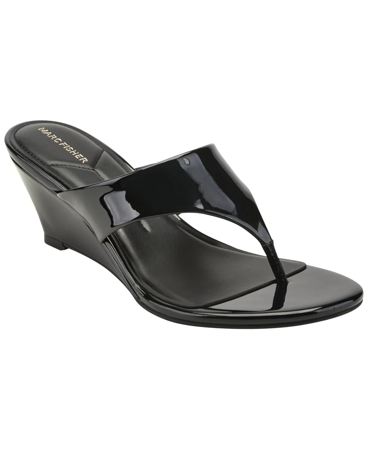 Posta Thong Slip-On Wedge Sandals by Marc Fisher