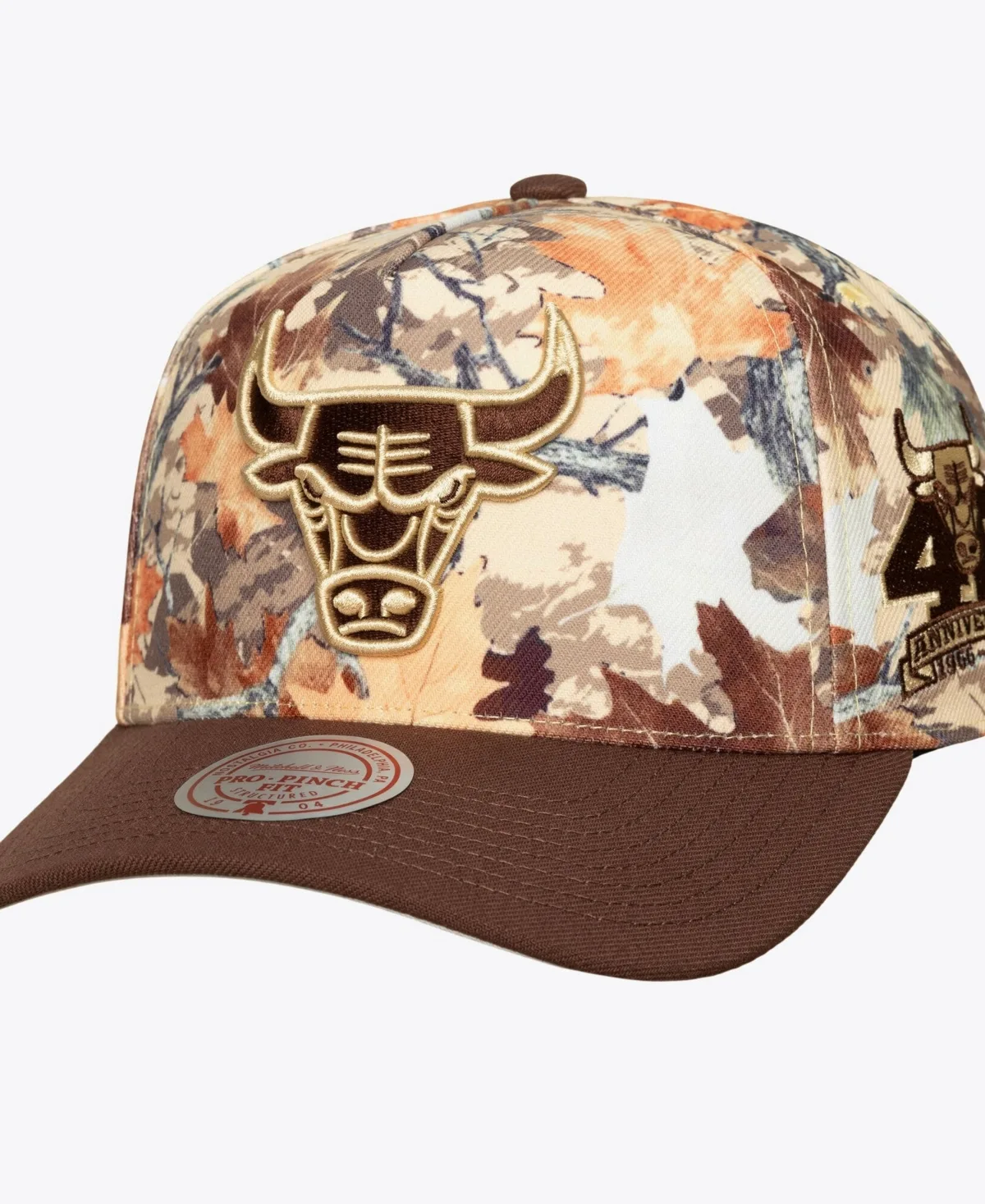Chicago Bulls Leaf Camo Pro Adjustable Hat by Mitchell & Ness