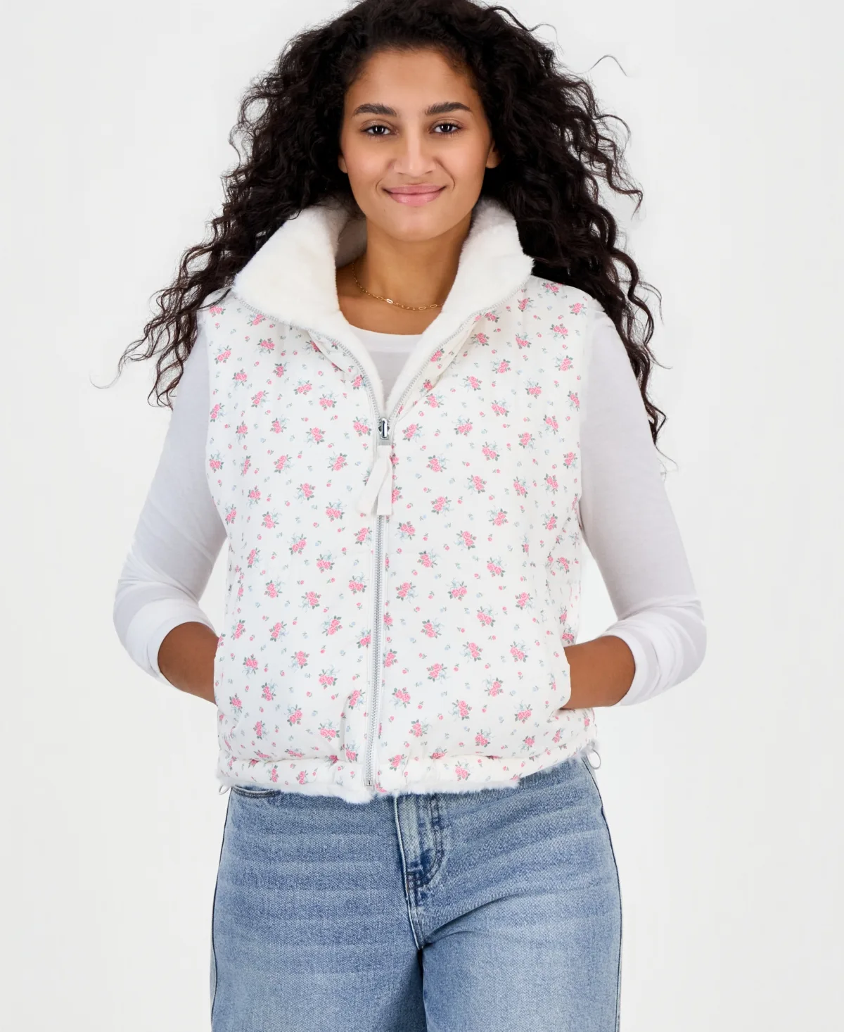 Reversible Faux-Fur Vest by Sincerely Jules