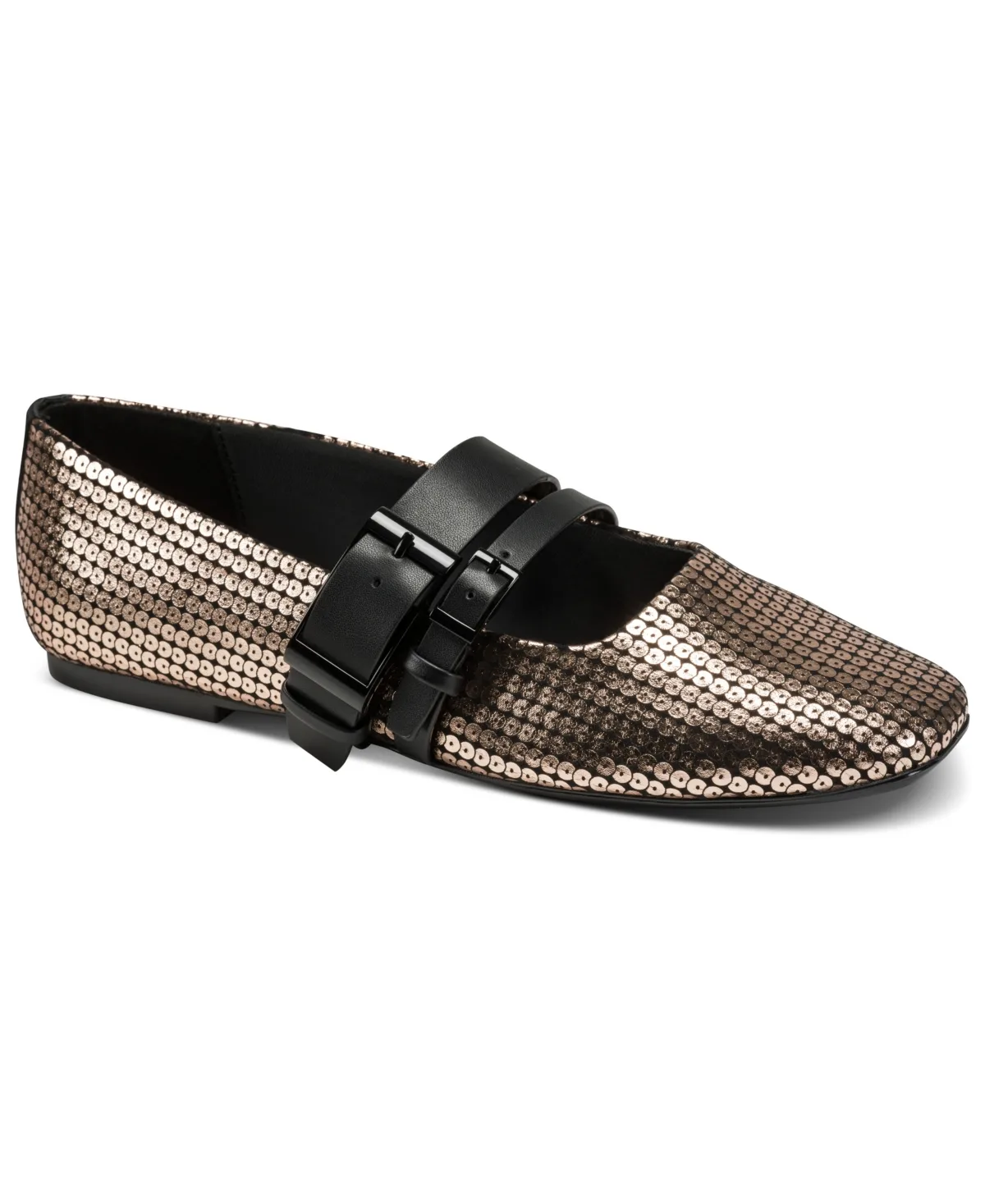Dade Mary Jane Square-Toe Ballet Flats by DKNY