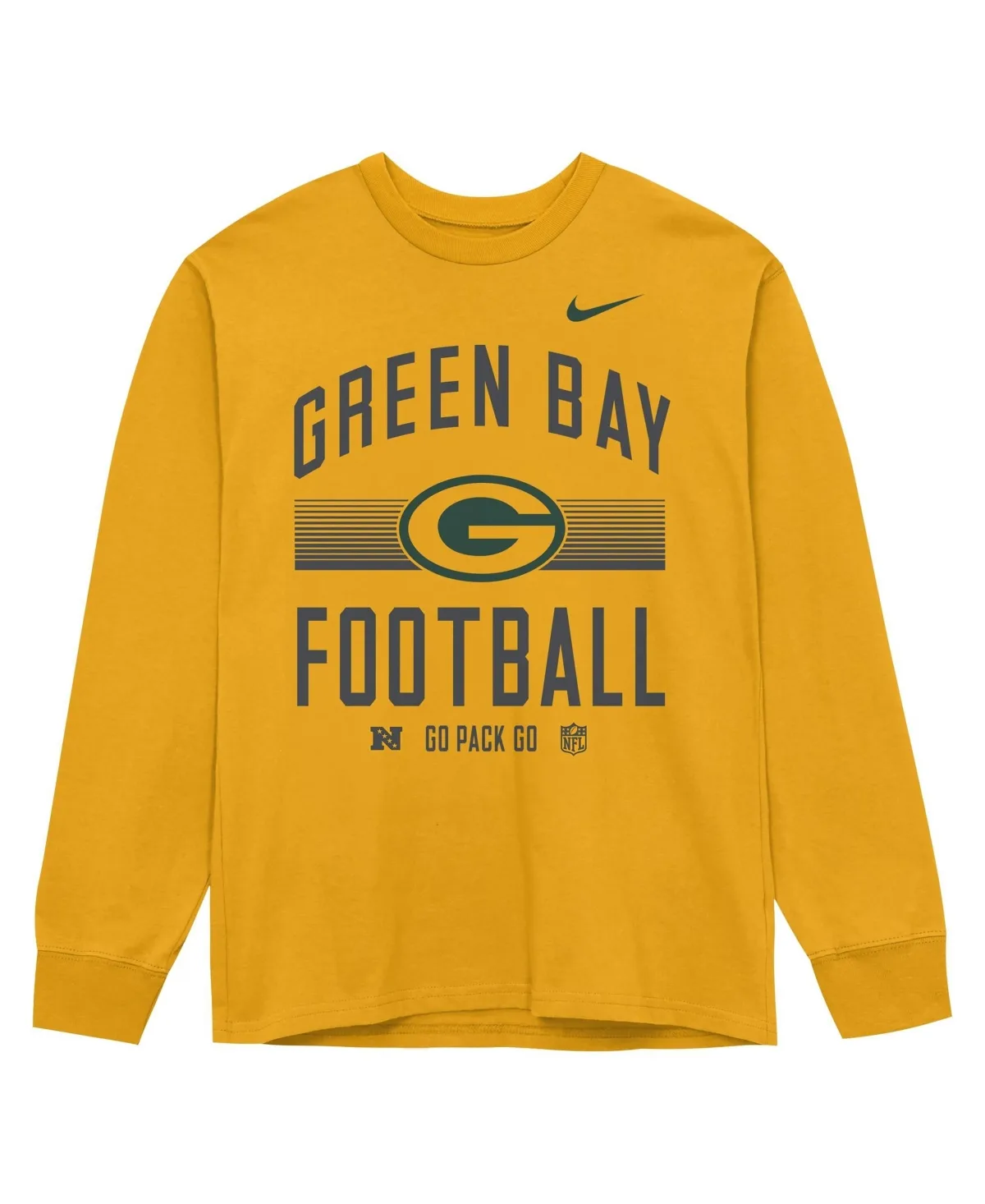 Green Bay Packers Essential Long-Sleeve T-Shirt by Nike