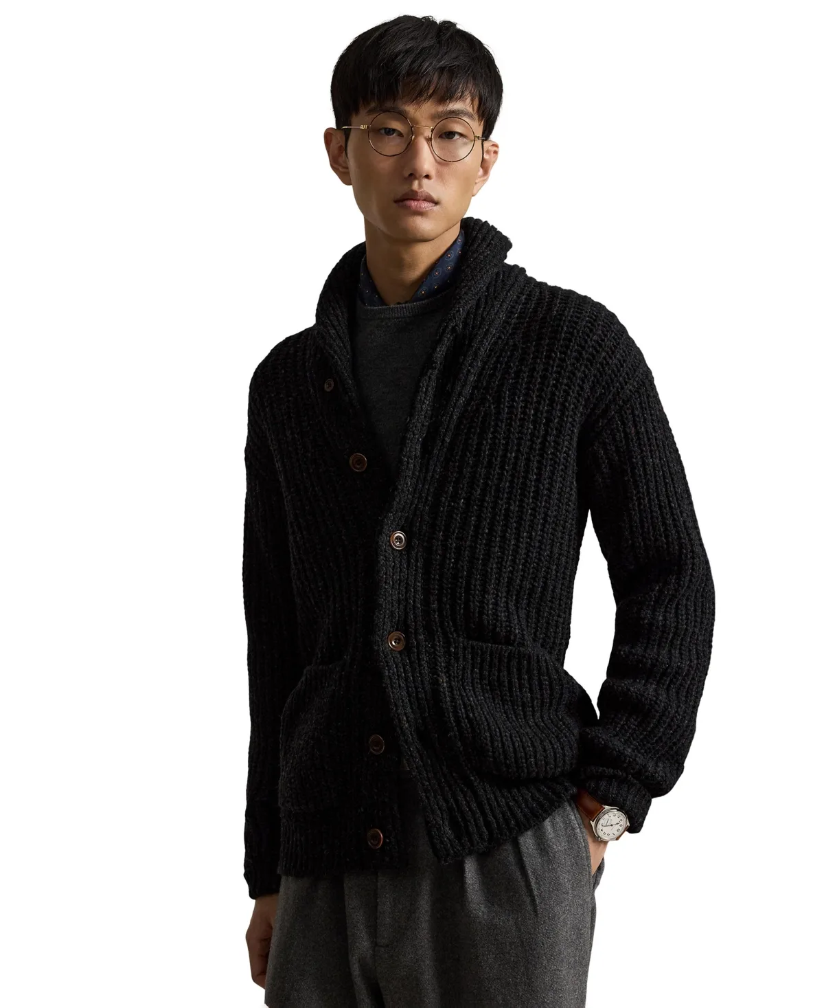 Wool-Blend Shawl Cardigan by Polo Ralph Lauren