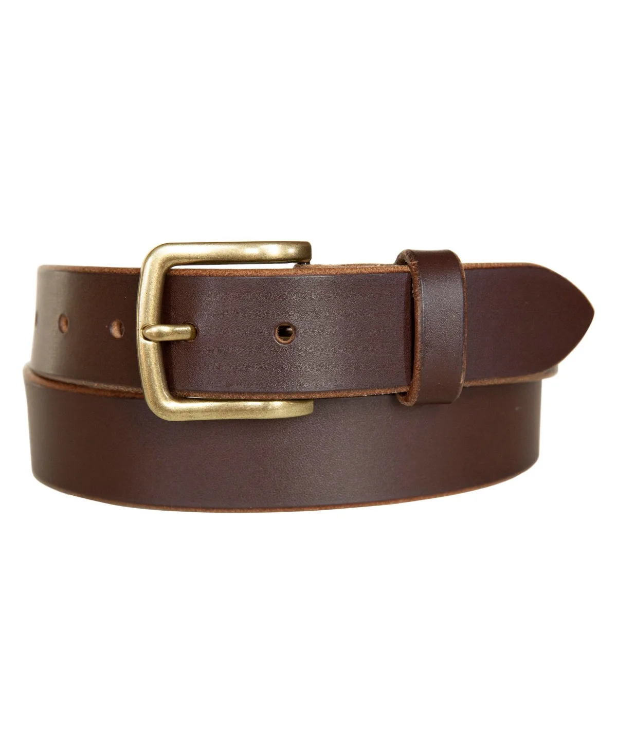 Raw Cut Edged Leather Jean Belt by Lucky Brand