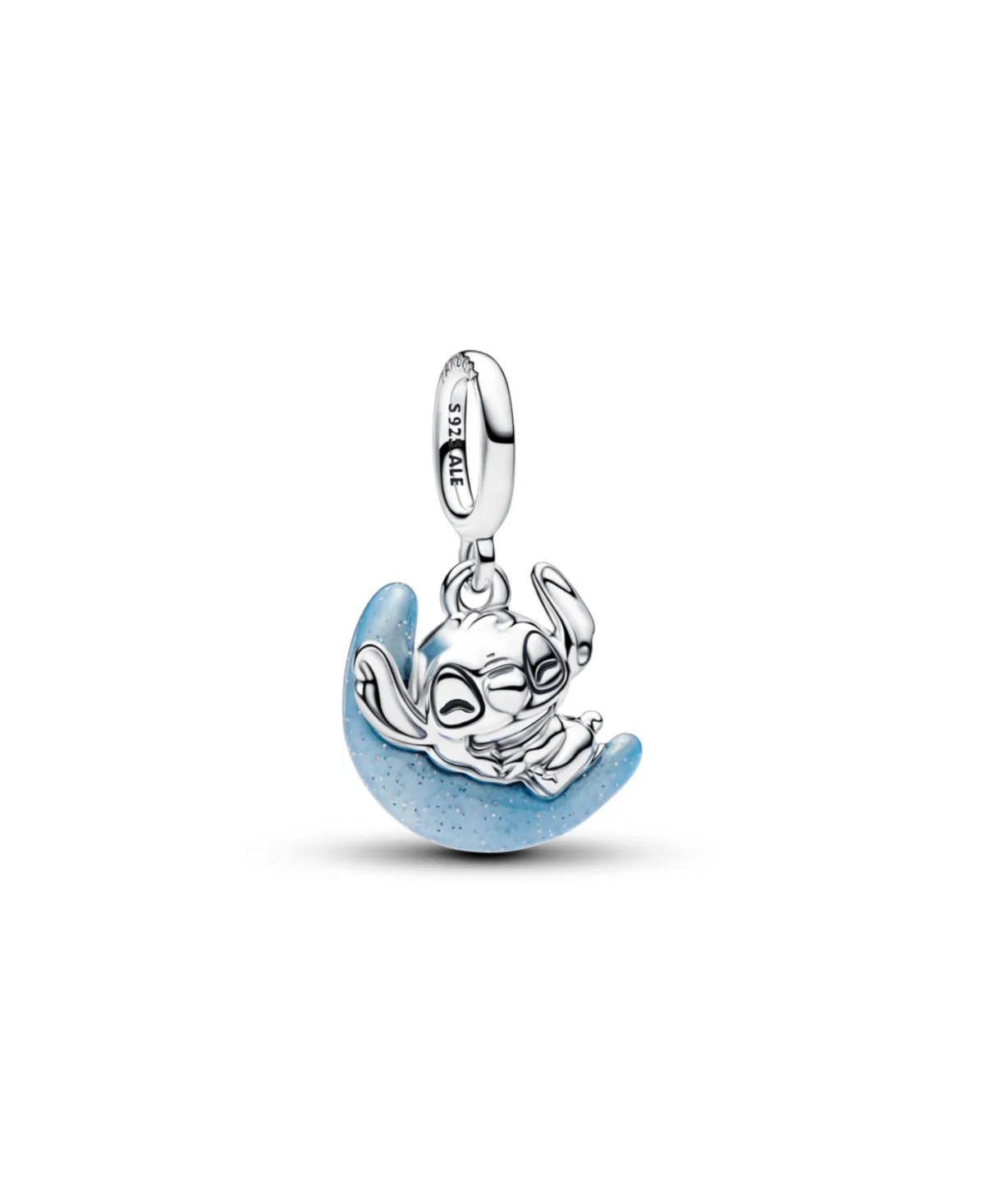 Disney Stitch Glow-in-the-Dark Sterling Silver Dangle Charm by Pandora