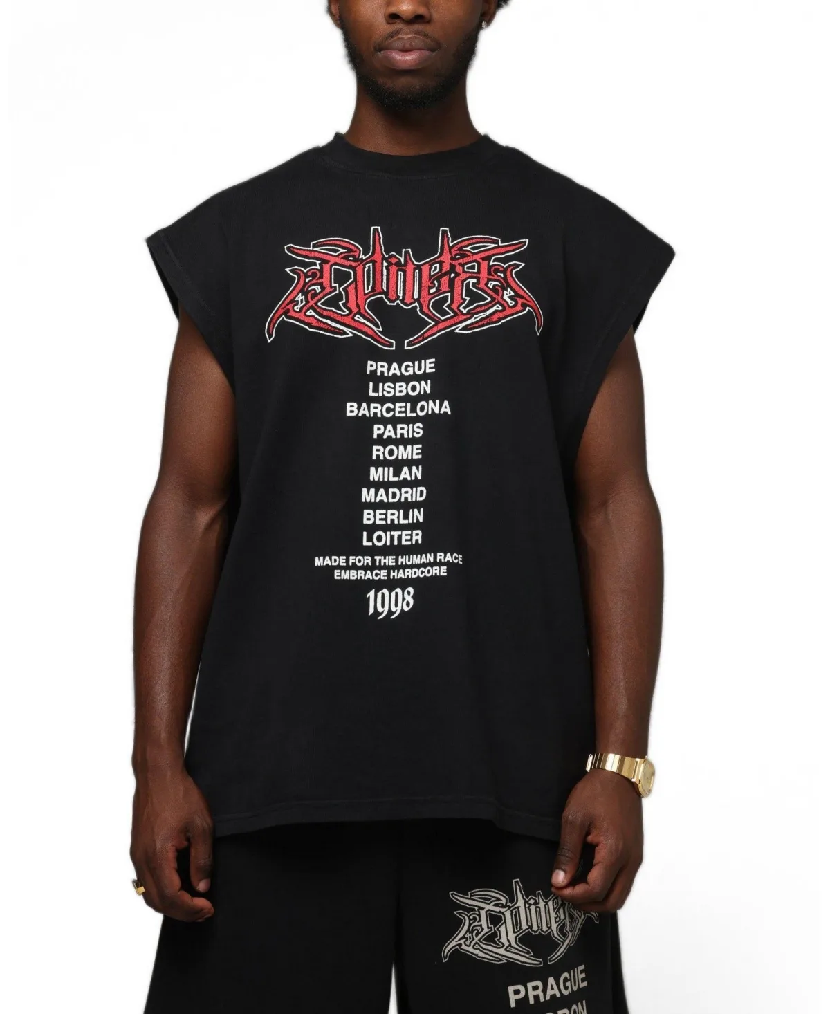 Hardcore Oversized Graphic T-Shirt by Loiter