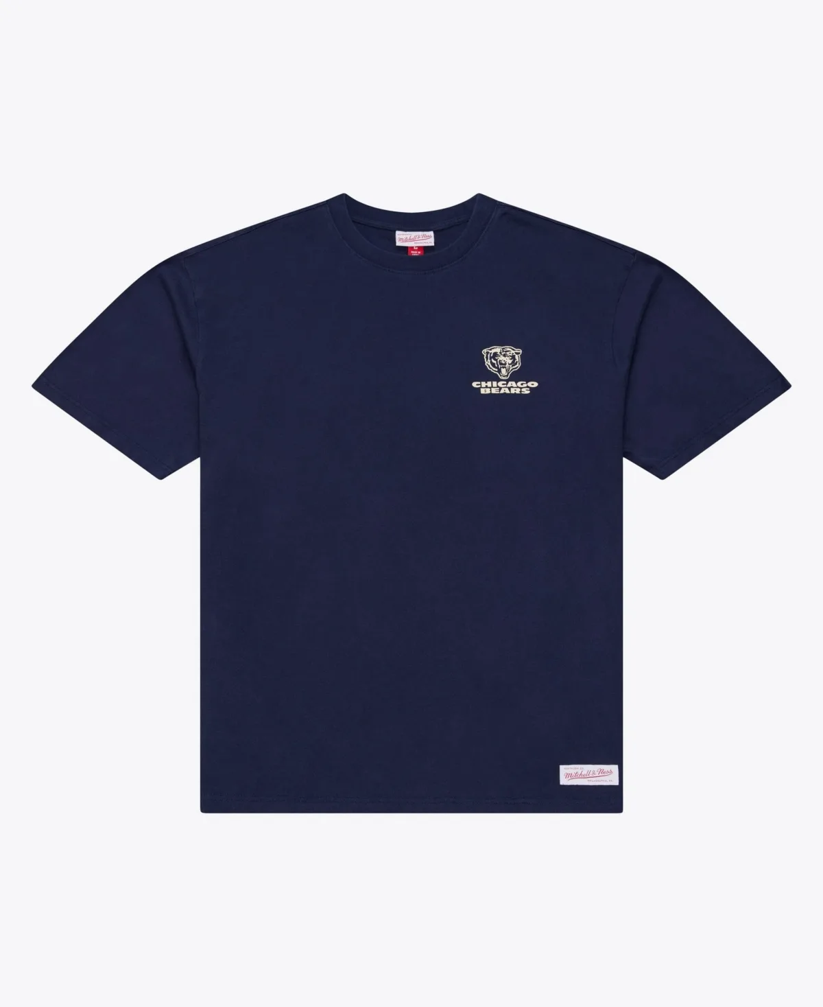 Chicago Bears Core Essentials Micro Logo T-Shirt by Mitchell & Ness