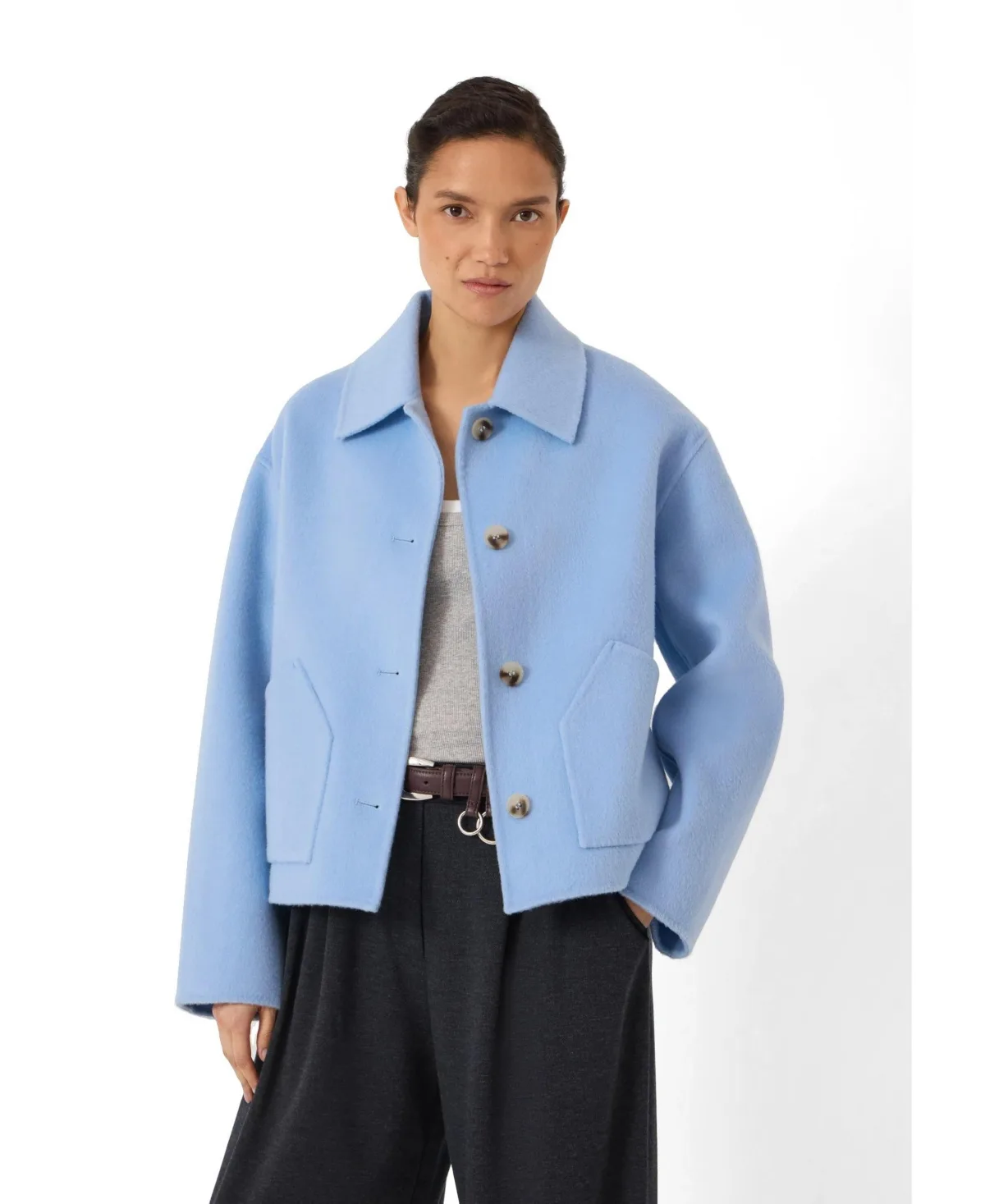Pure Wool Double Faced Jacket by Hush
