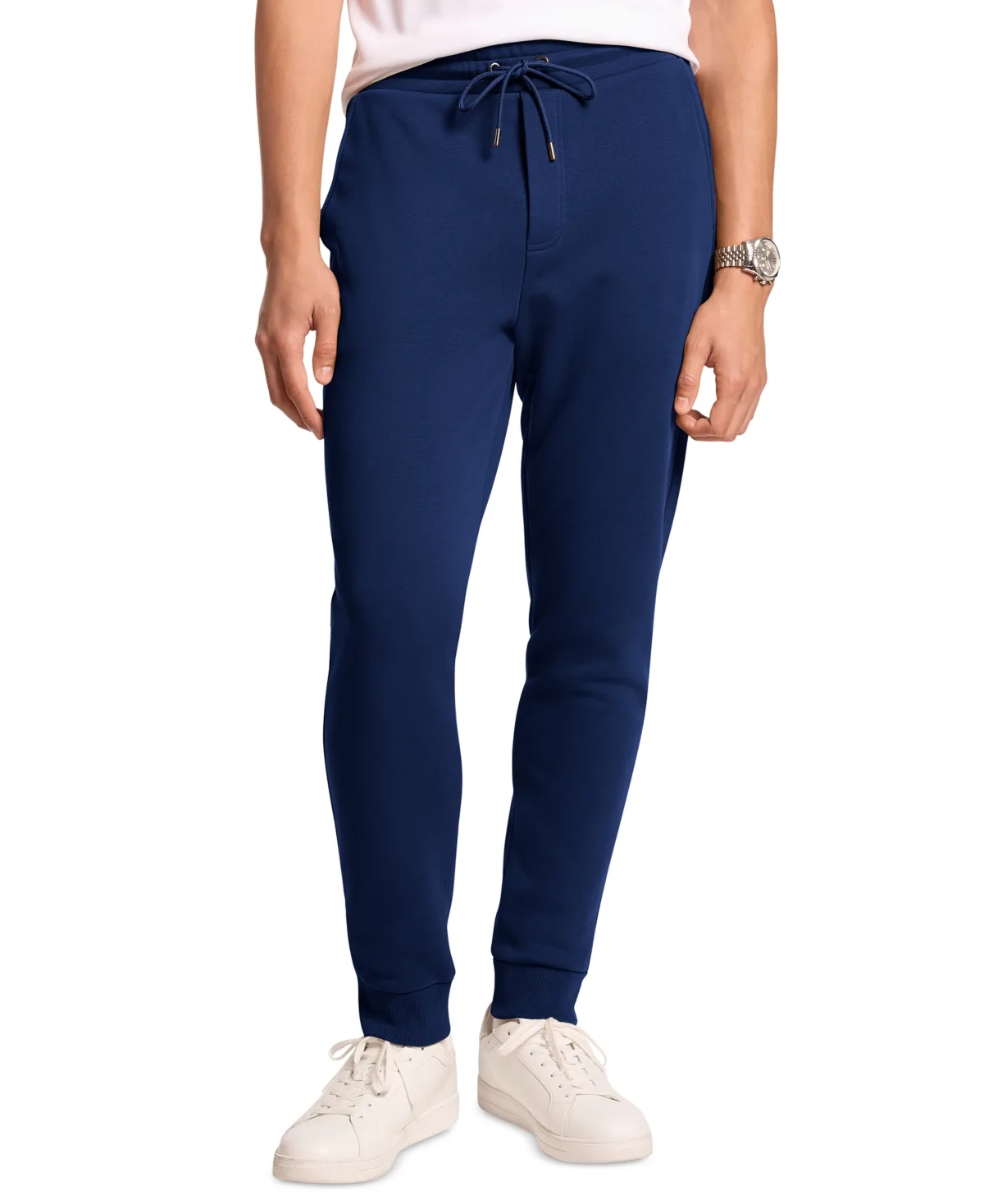Tapered Cotton-Blend Stretch Joggers
