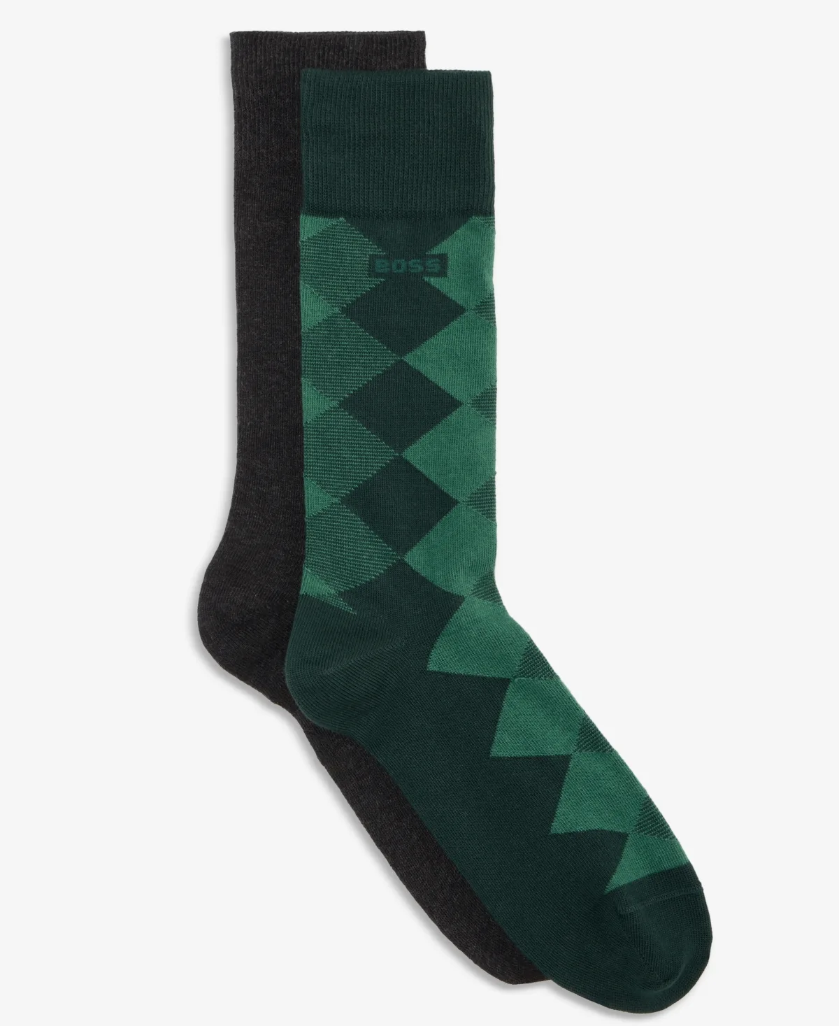Argyle Crew Socks, 2-Pack by Hugo Boss