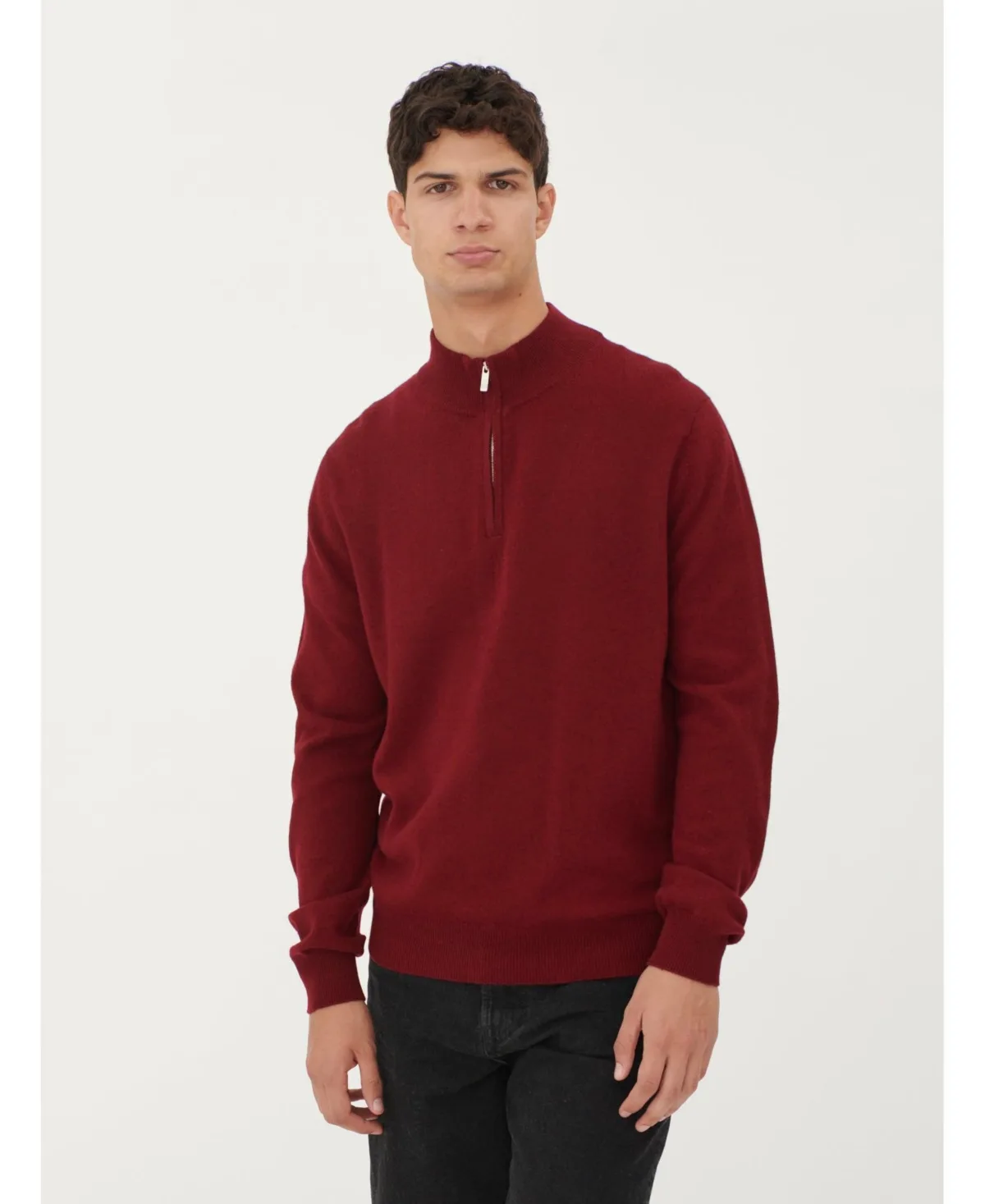Half-Zip Lightweight Cashmere Sweater by Gobi Cashmere