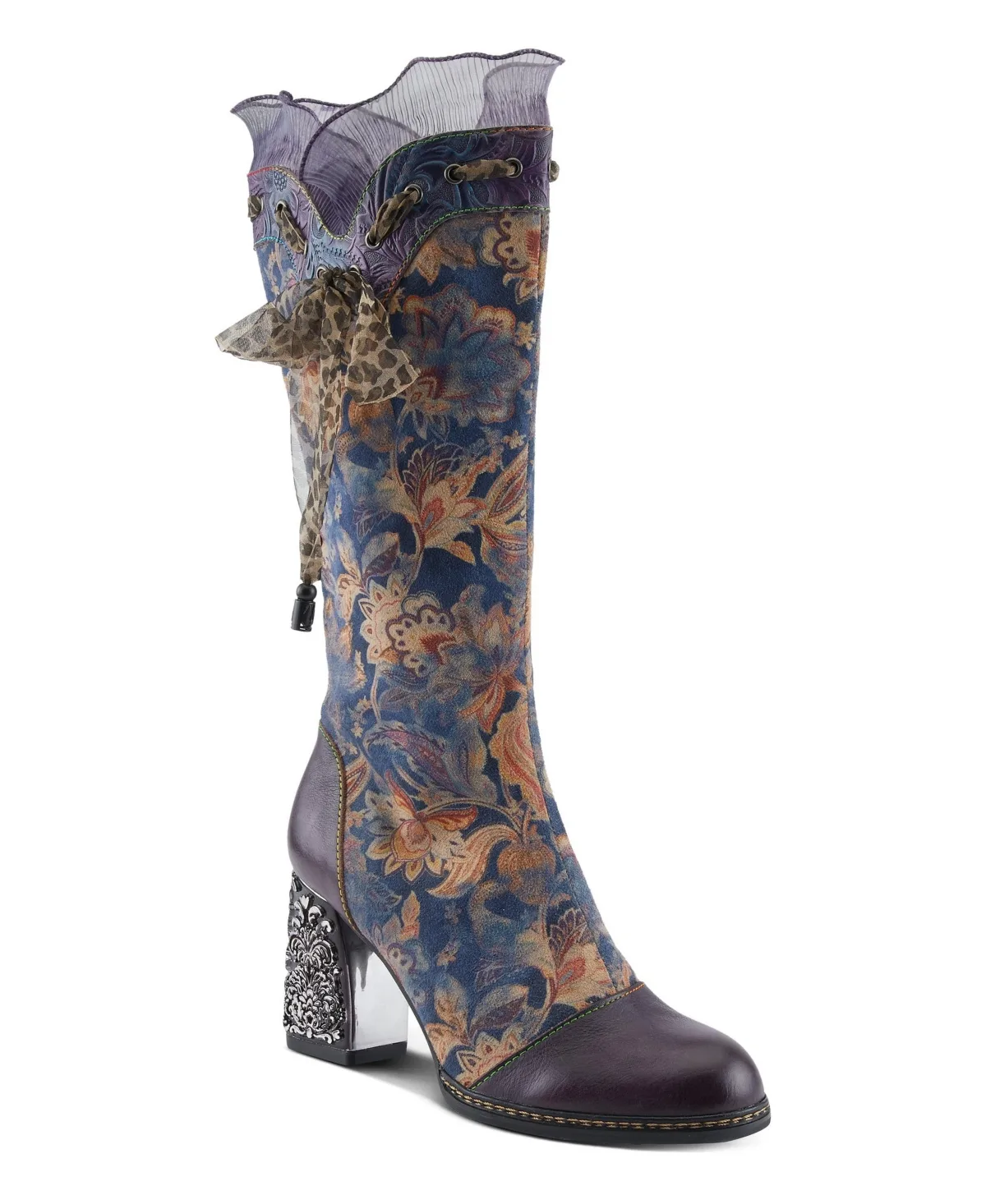 Rorria Knee High Boot with Velvet Lining by Lartiste
