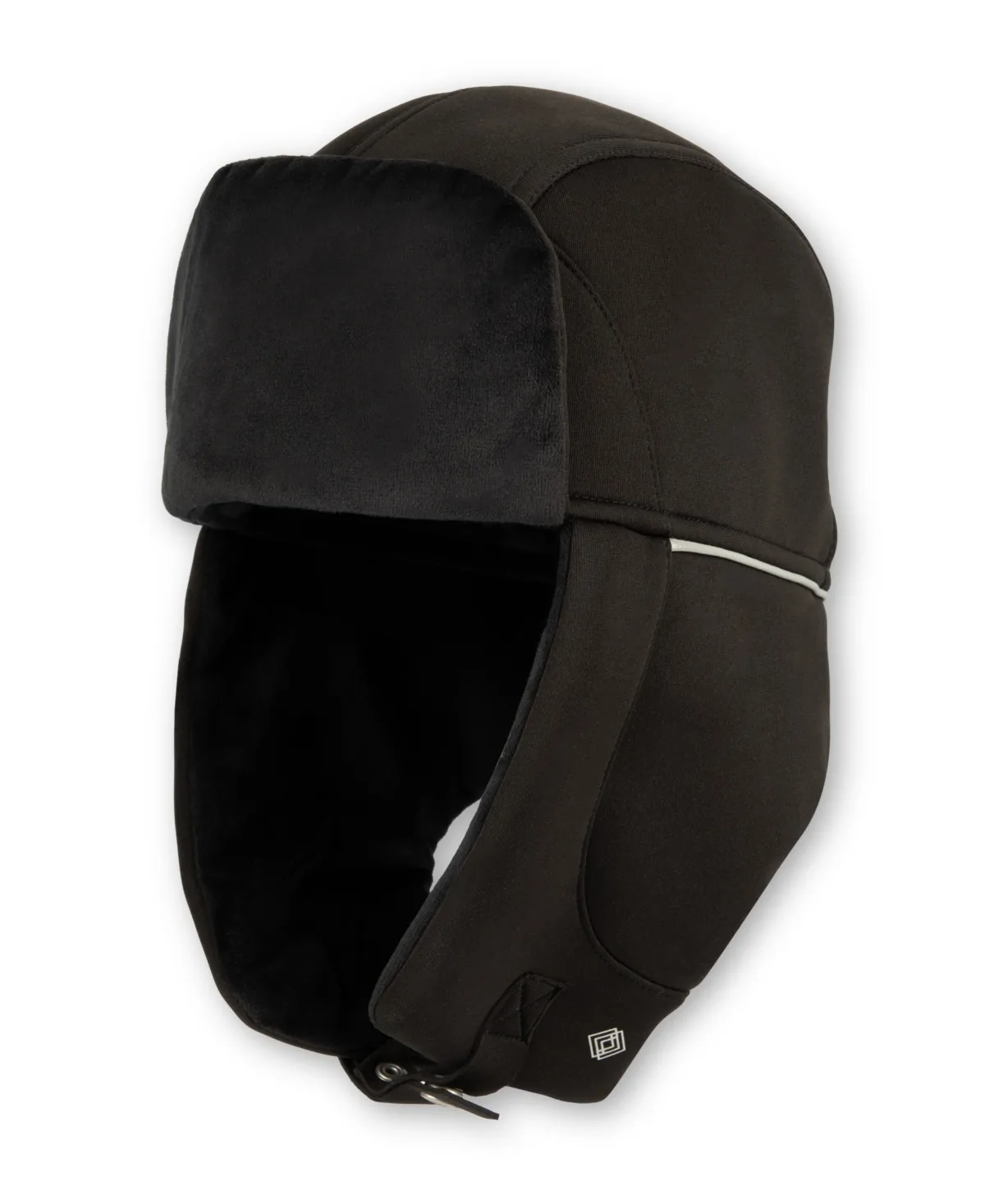 Neoprene Trapper Hat with Reflective Piping and Fleece Lining by Isotoner Signature