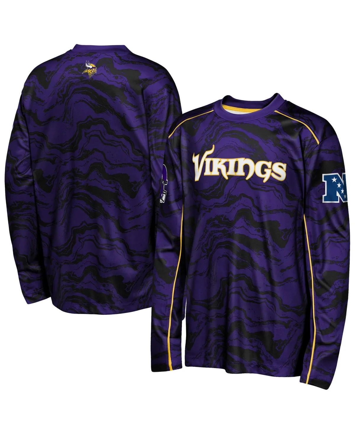 Minnesota Vikings Tailgate Performance Long-Sleeve T-Shirt by Outerstuff