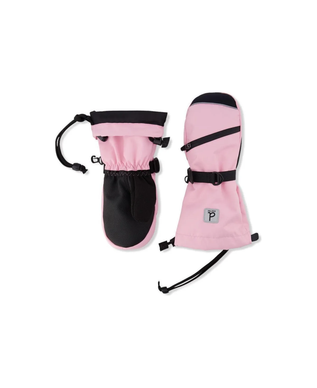 Teknik Insulated Zipper-Pocket Mittens by Deux Par Deux