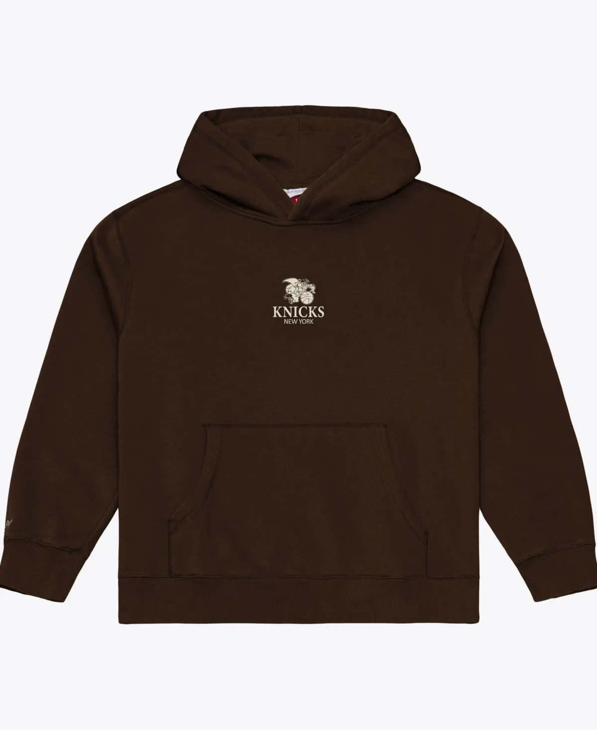 New York Knicks Core Essentials Chocolate Hoodie by Mitchell & Ness