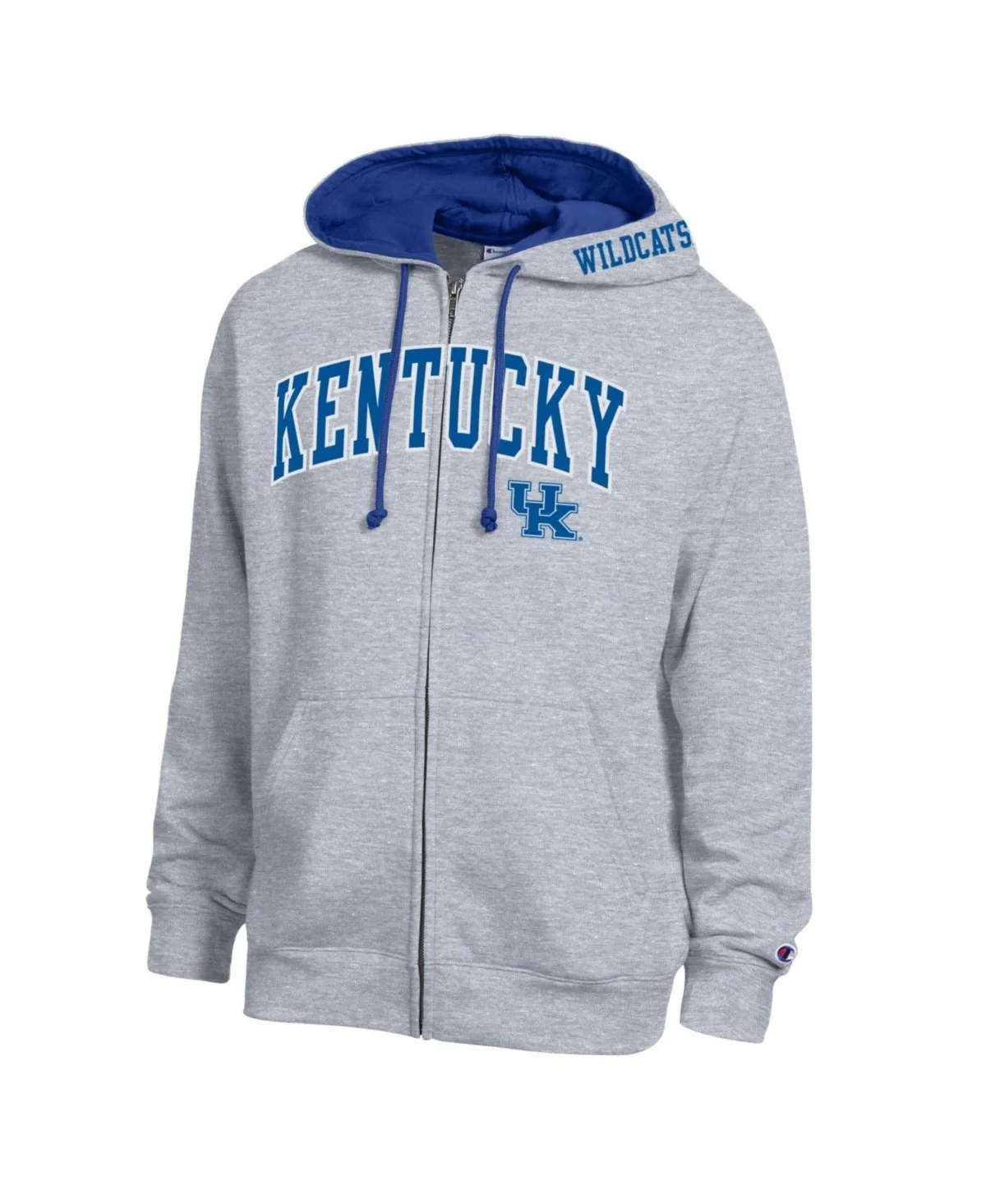 Kentucky Wildcats Arch Logo Full-Zip Fleece Hoodie by Champion
