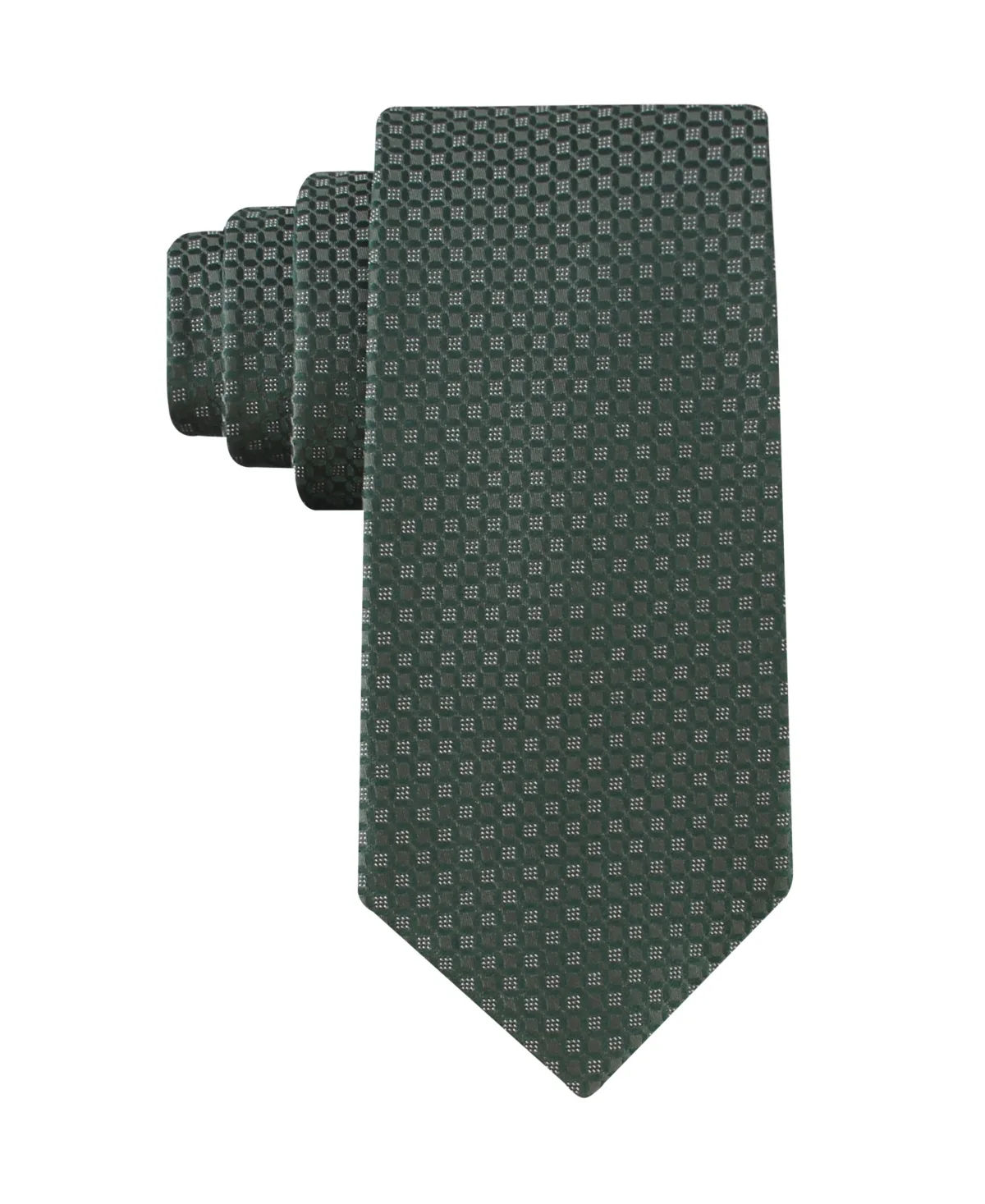 Francesco Geo Geometric Silk Tie by Calvin Klein